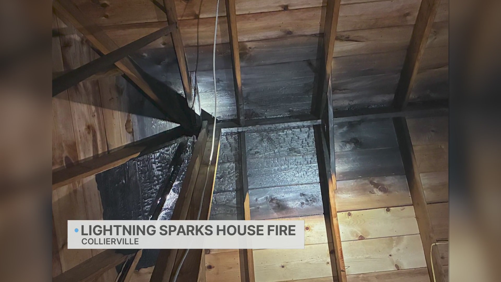 Lightning strike sets Collierville house on fire – WREG.com