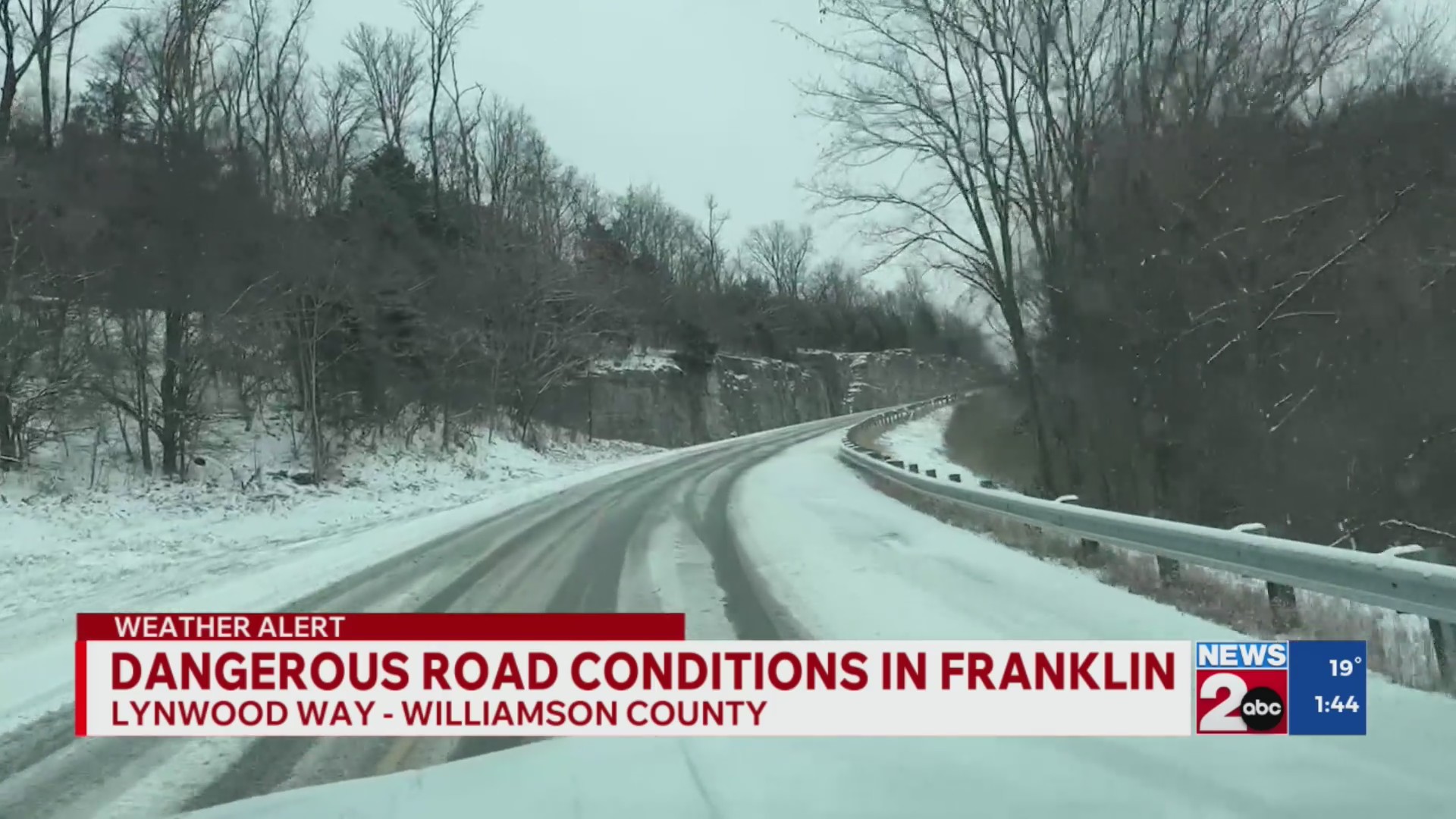 Dangerous road conditions in Franklin – WKRN News 2