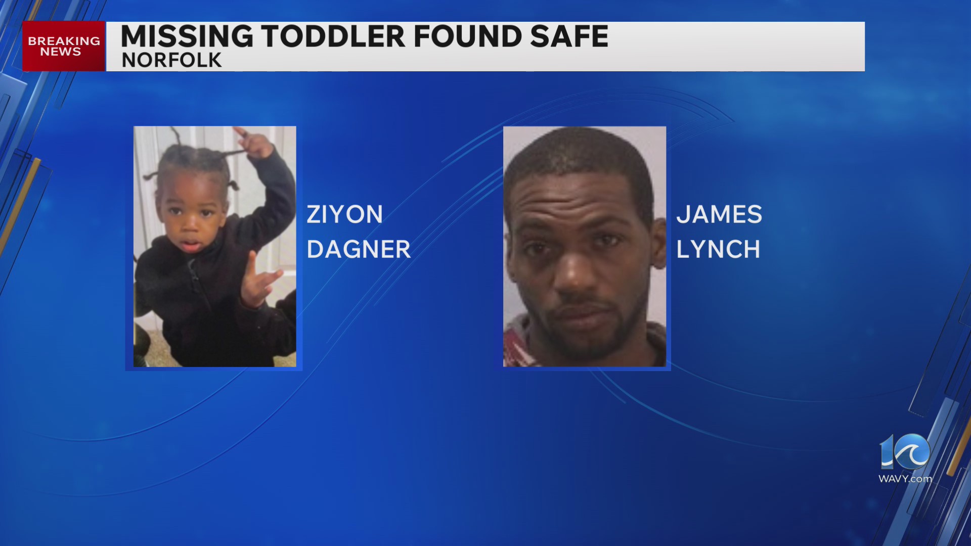 AMBER Alert canceled after abducted 2-year-old found safe – WAVY.com