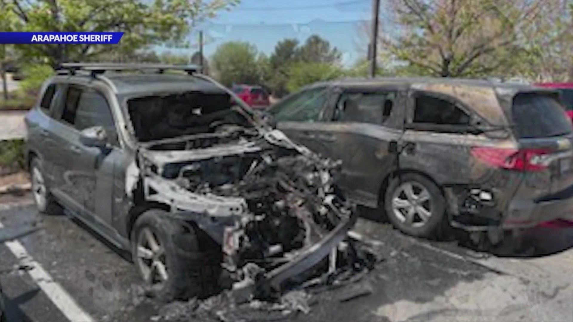 Car catches fire in library parking lot after ‘mechanical problems ...