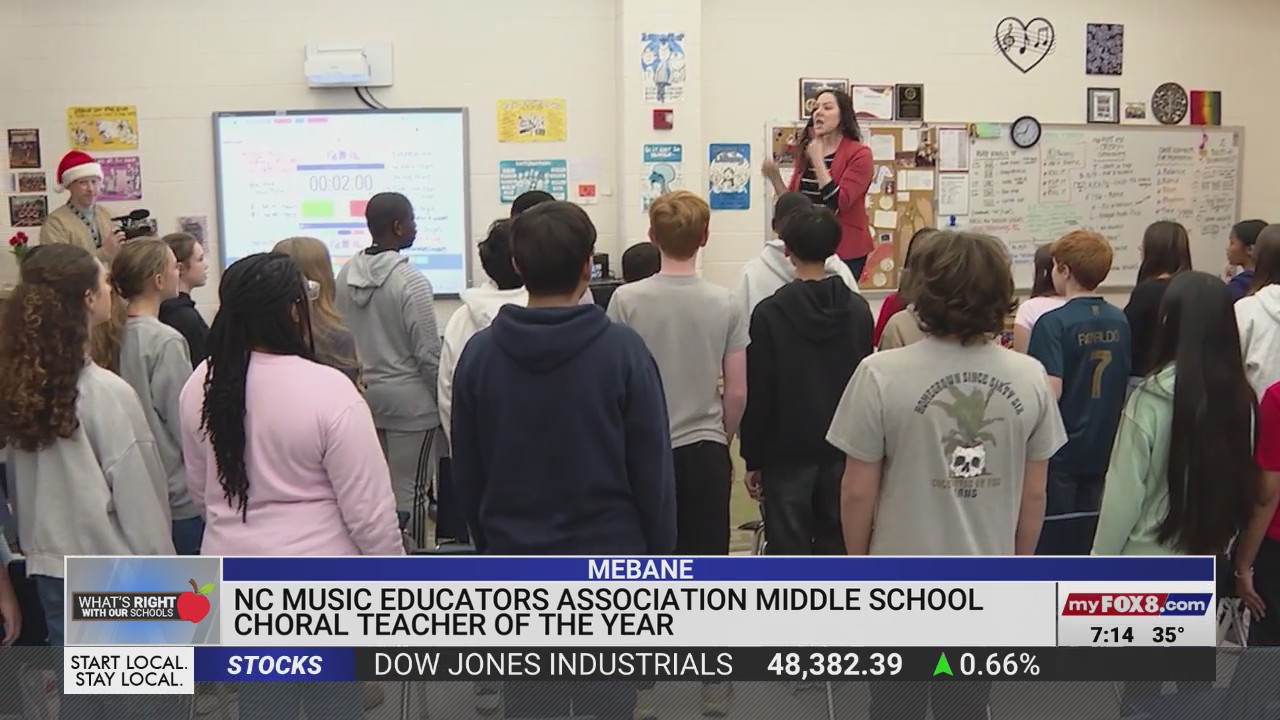 This Triad music teacher is being recognized for her work – FOX8 WGHP