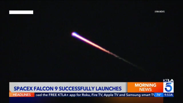 SpaceX Falcon 9 launches 25 Starlink satellites in California – KTLA