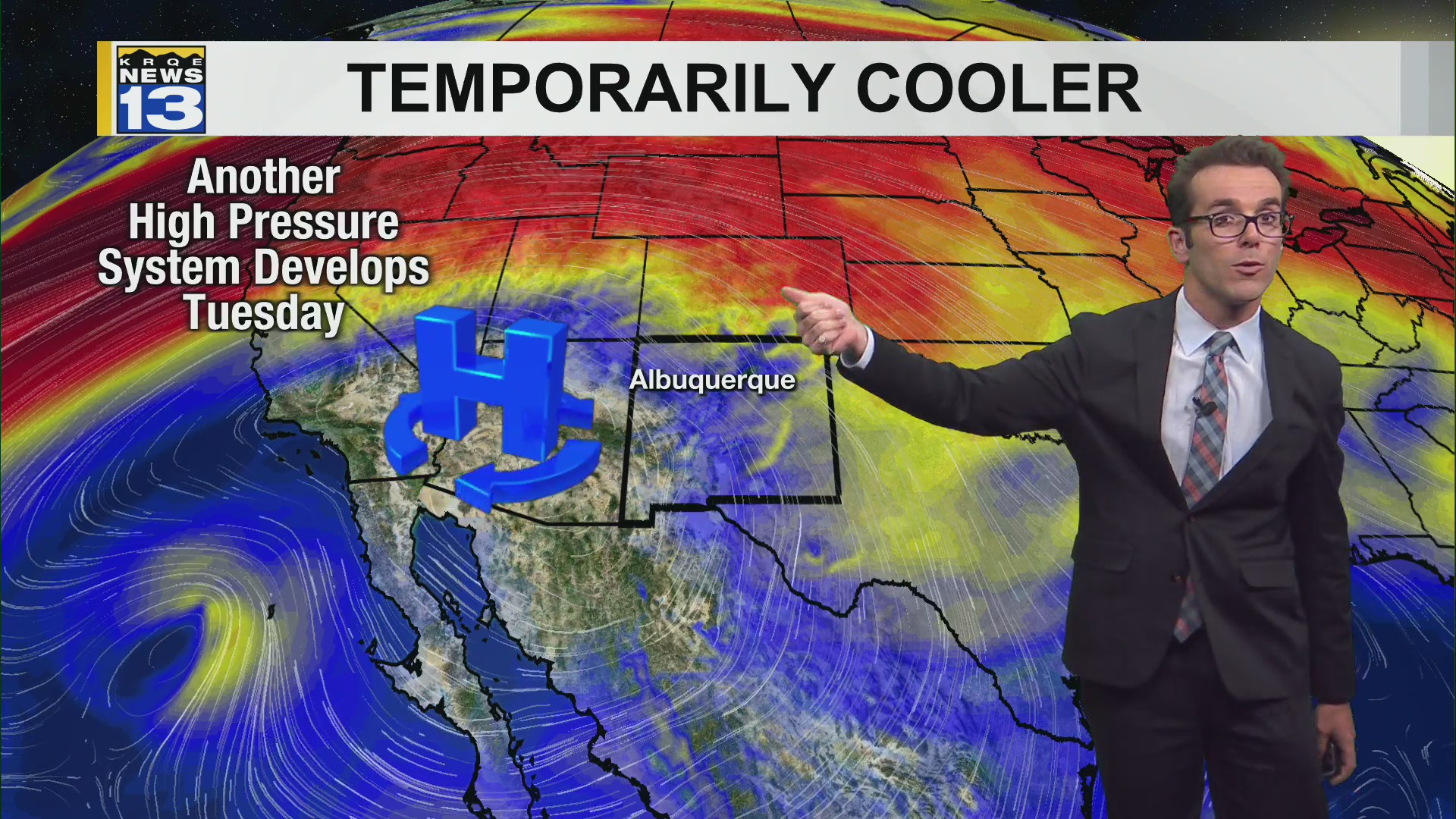 Cooler record hot air for parts of New Mexico & gusty – KRQE NEWS 13 ...