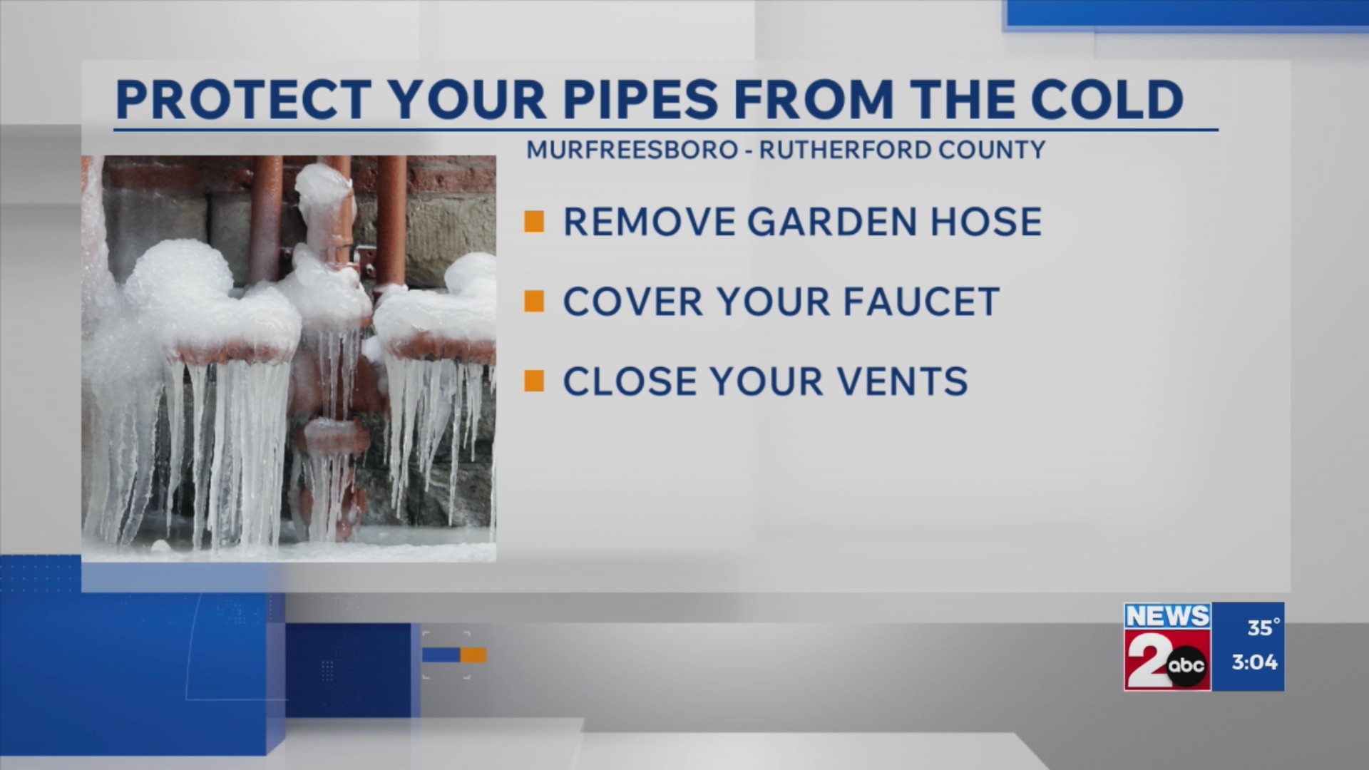 Protect your pipes from the cold – WKRN News 2