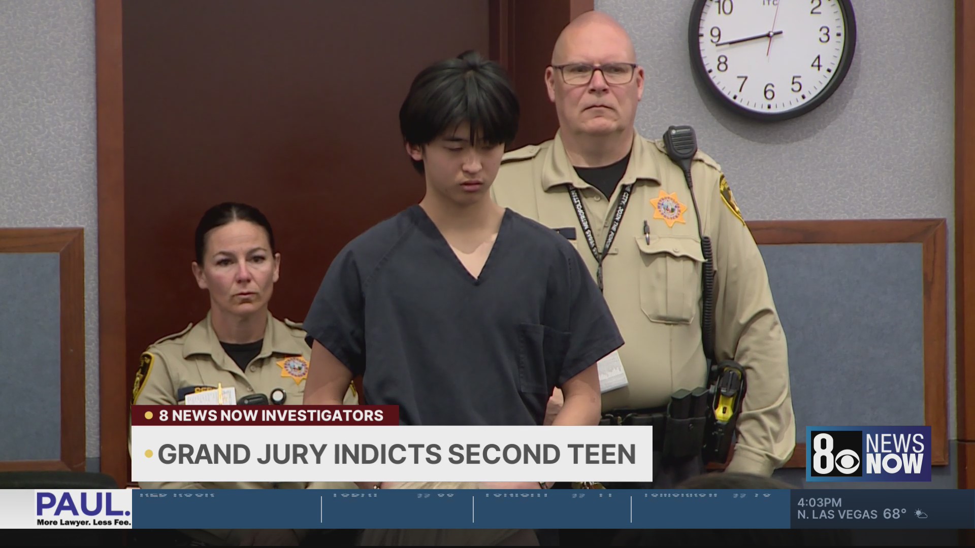 Las Vegas grand jury indicts 2nd teen in 8th grade brutal sex assault ...