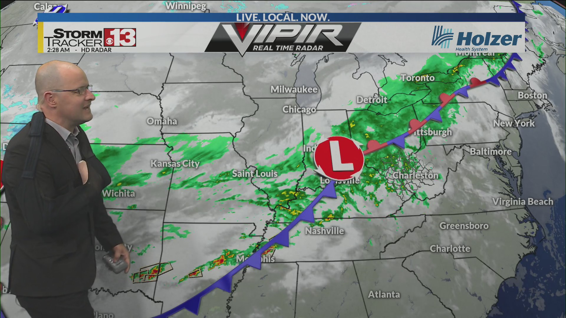 Rainy Wednesday morning gives way to pop-up showers later – WOWK 13 News