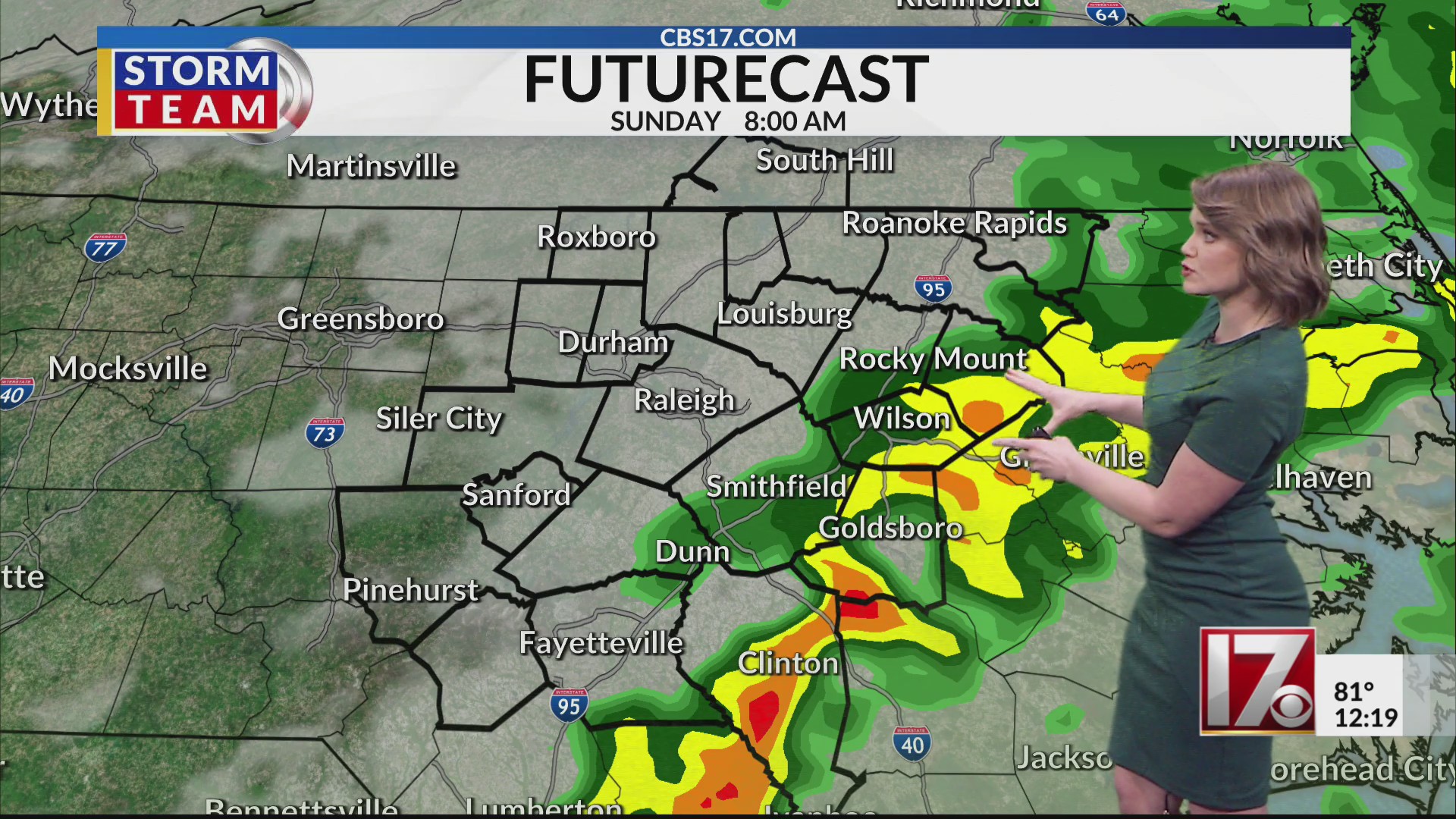 Dry and warm through weekend, when showers and cooler weather arrive in ...