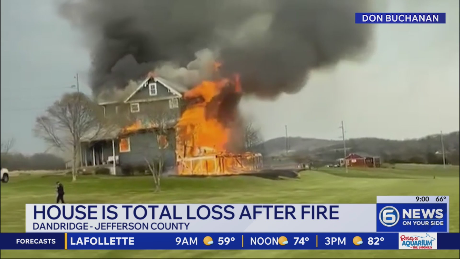 Dandridge fire leaves house a total loss – WATE 6 On Your Side