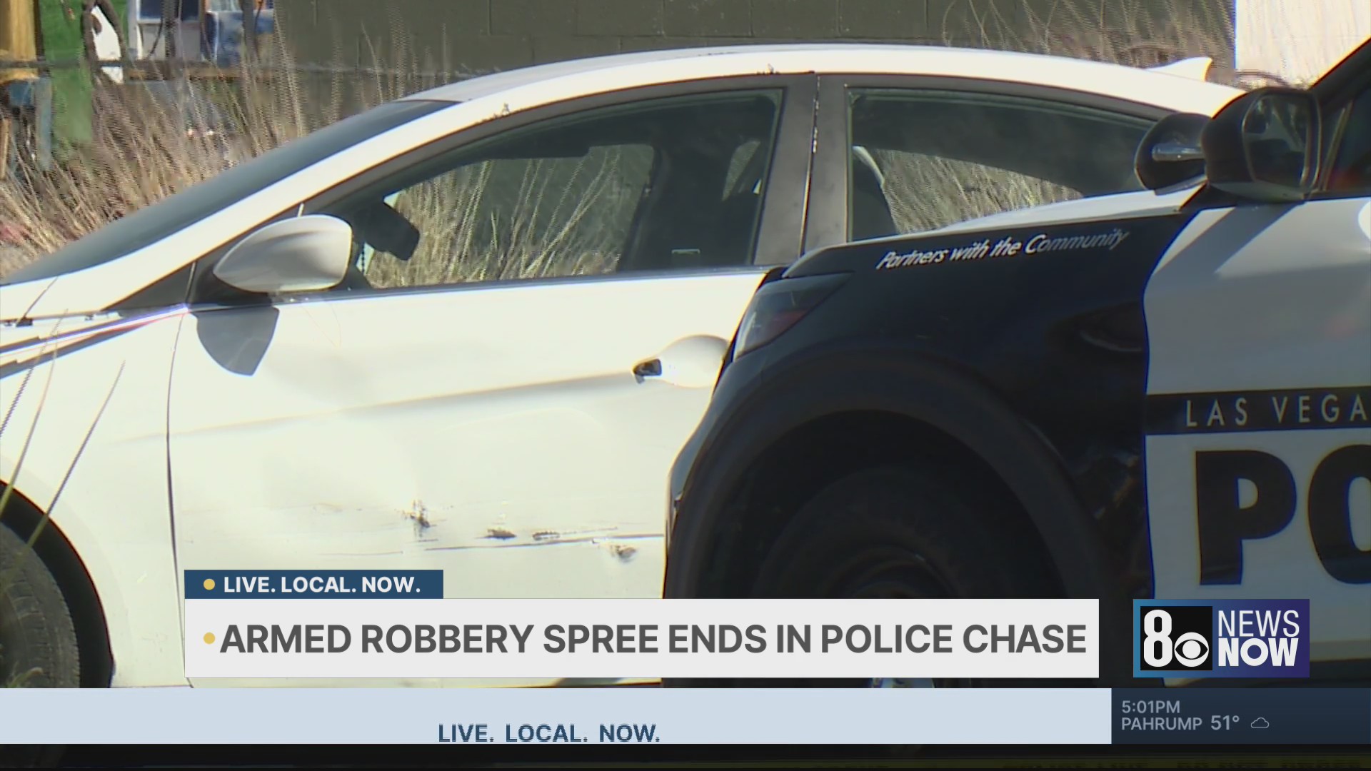 2 juveniles in custody after vehicle leads Las Vegas police on pursuit ...
