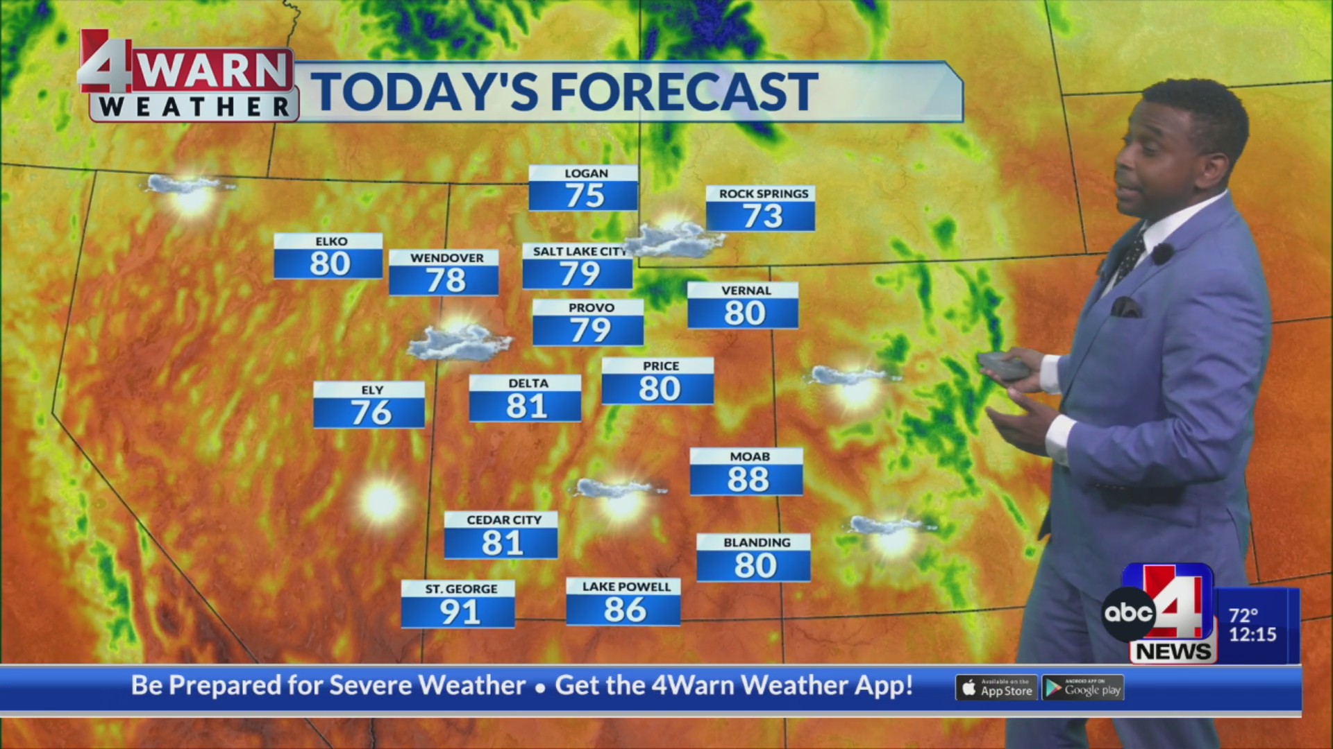 Record heat peaks Wednesday; dry, cool front Thursday – ABC4 Utah