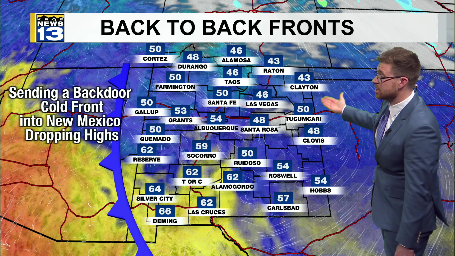 Cool down ahead for eastern New Mexico – KRQE NEWS 13 – Breaking News ...