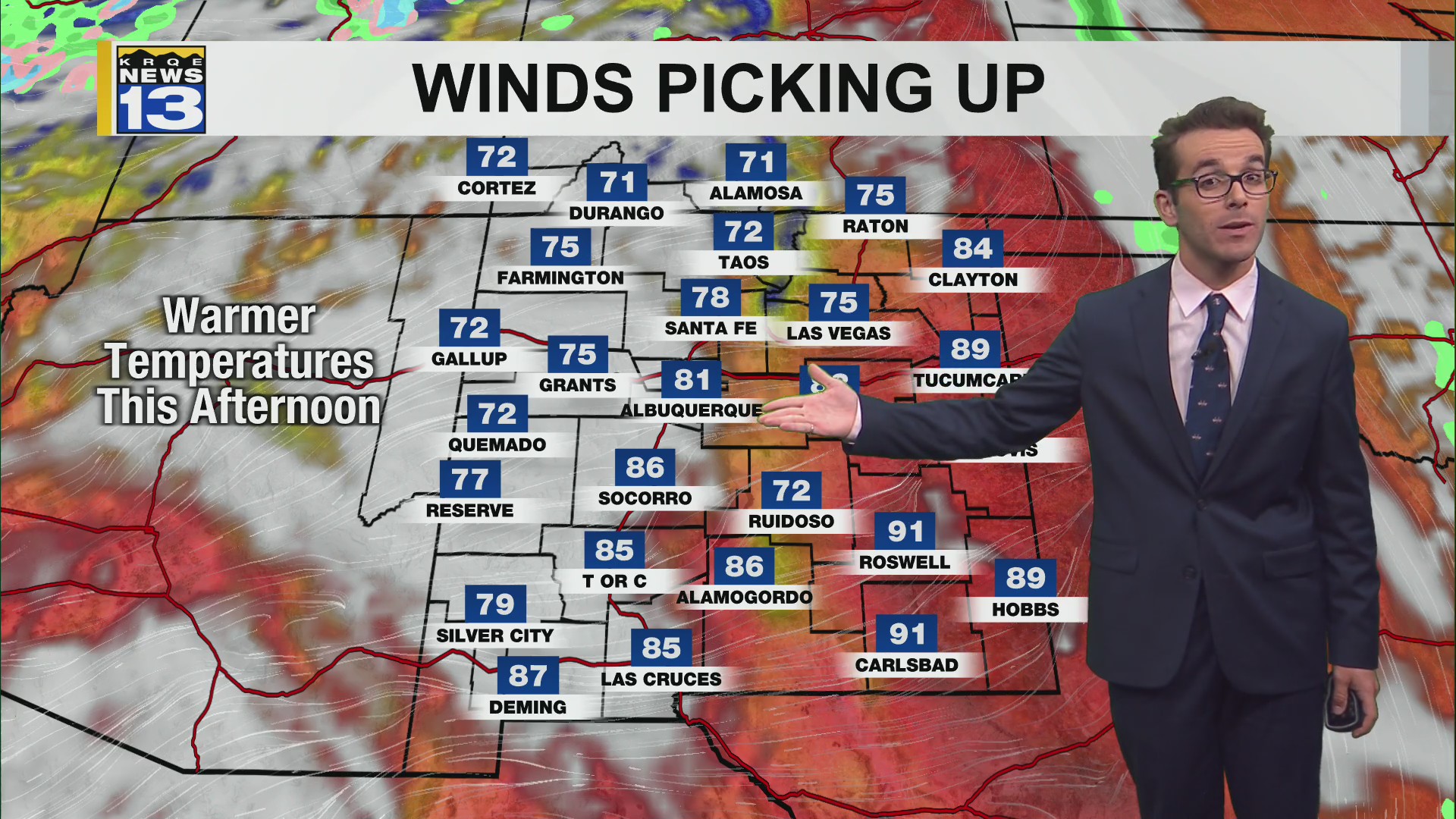 Cooler, dry and windy weather brings higher fire threat to New Mexico ...