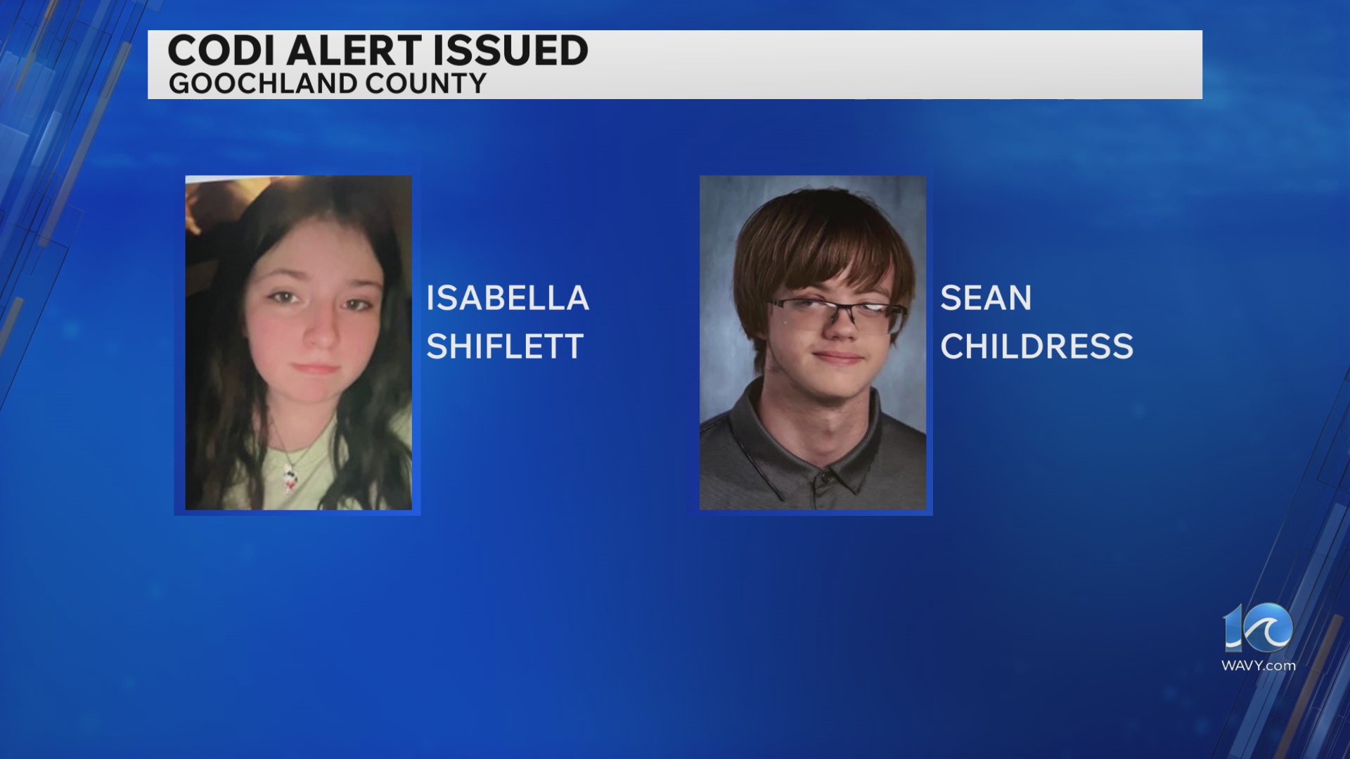 CODI Alert: 13-year-old girl missing out of Goochland may be in danger ...
