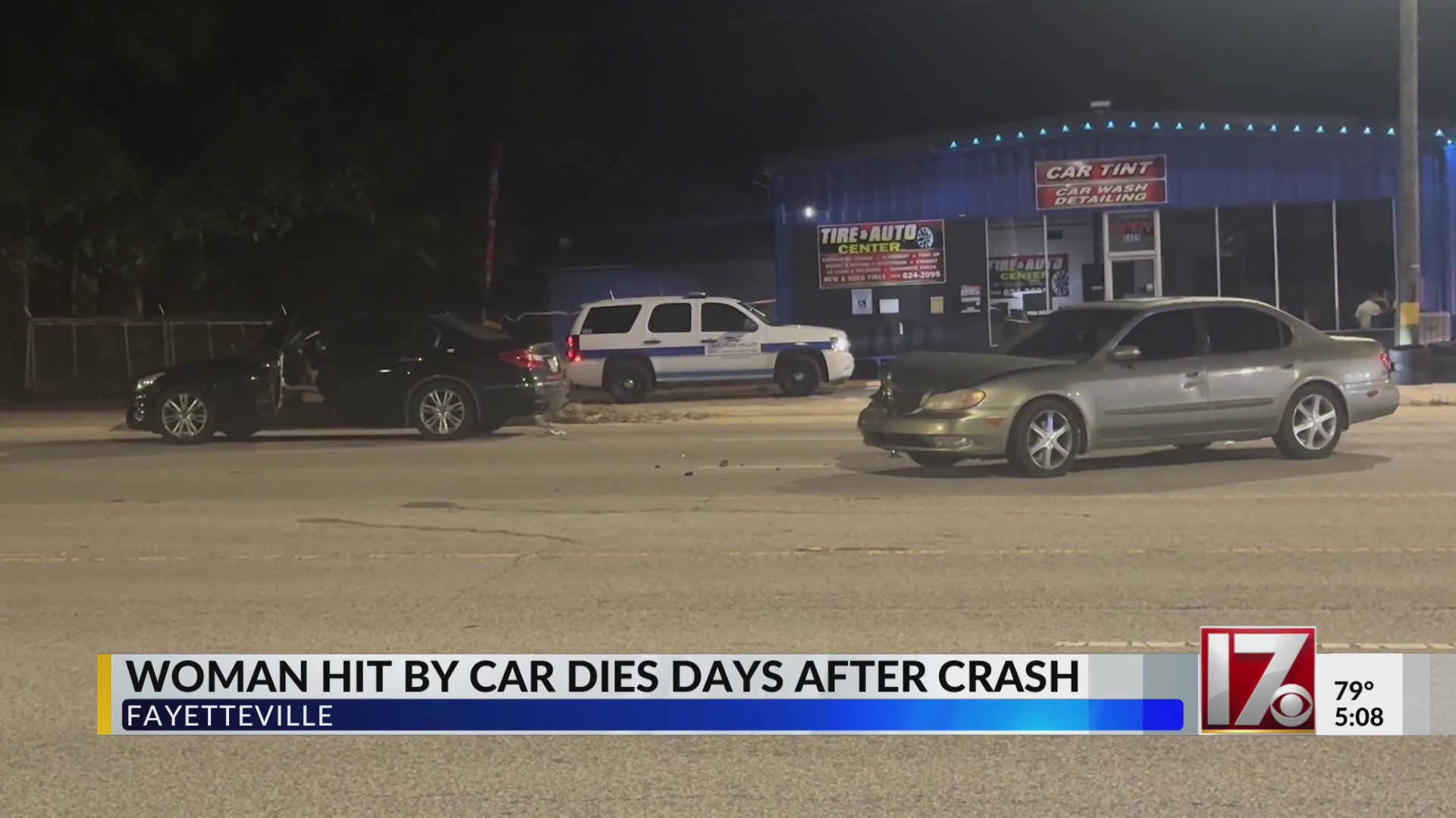 Woman dies after being hit by two cars in Fayetteville – CBS17.com