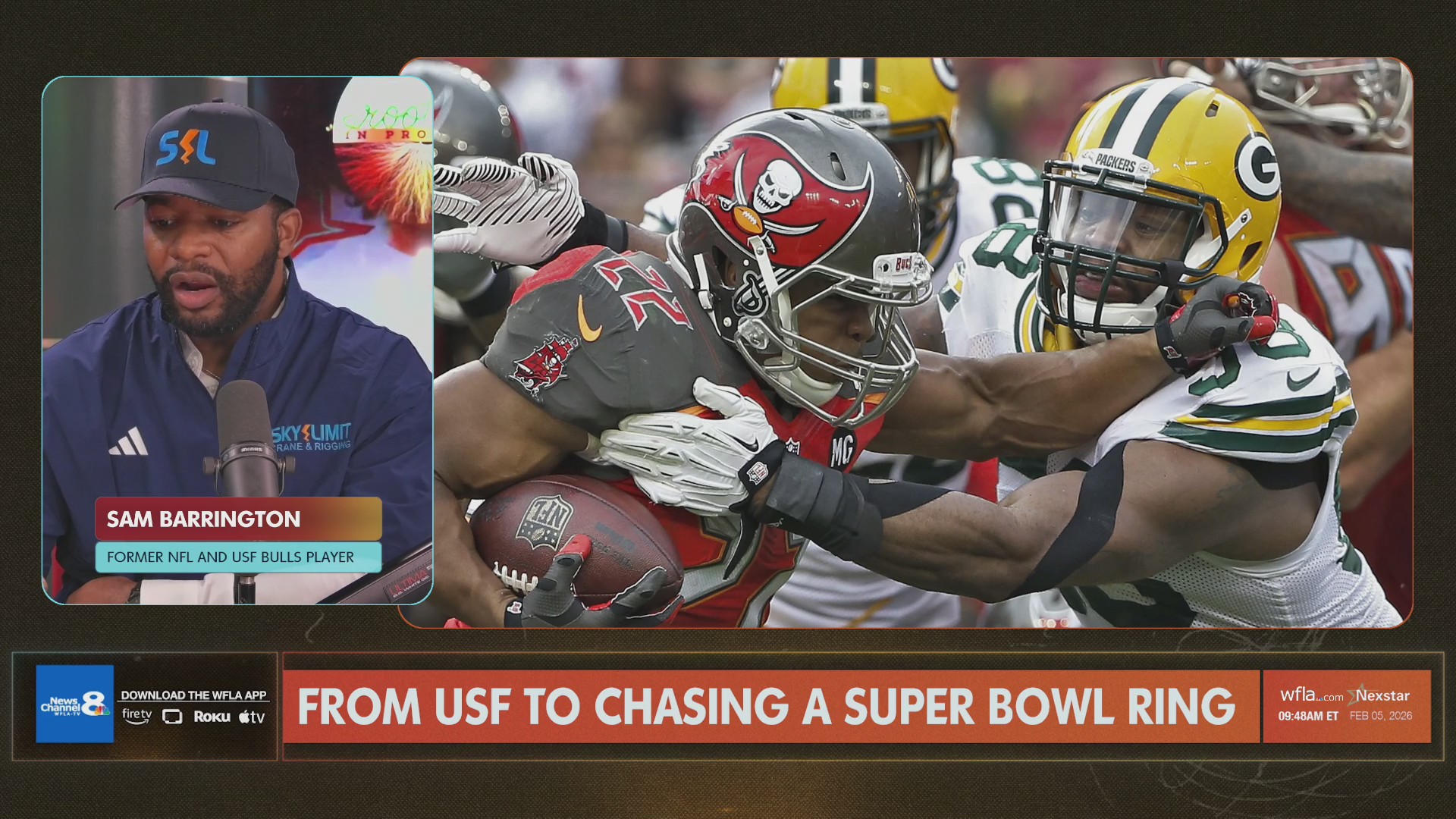 Sam Barrington: From USF to chasing a Super Bowl ring in the NFL episode artwork