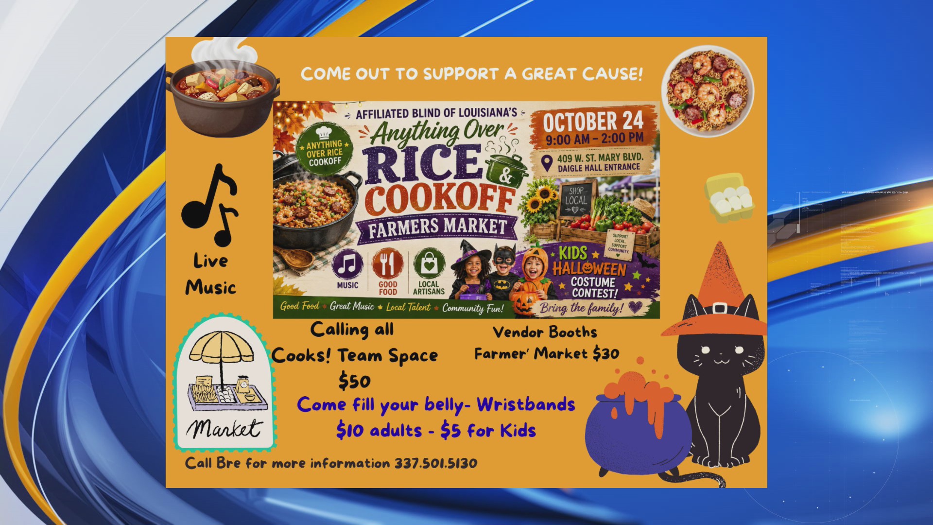 Affiliated Blind of Louisiana hosting Anything Over Rice Cookoff – KLFY.com