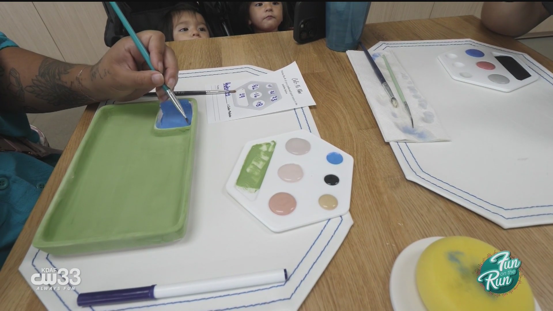 Paint & create at Color Me Mine Arlington – CW33 Dallas / Ft. Worth
