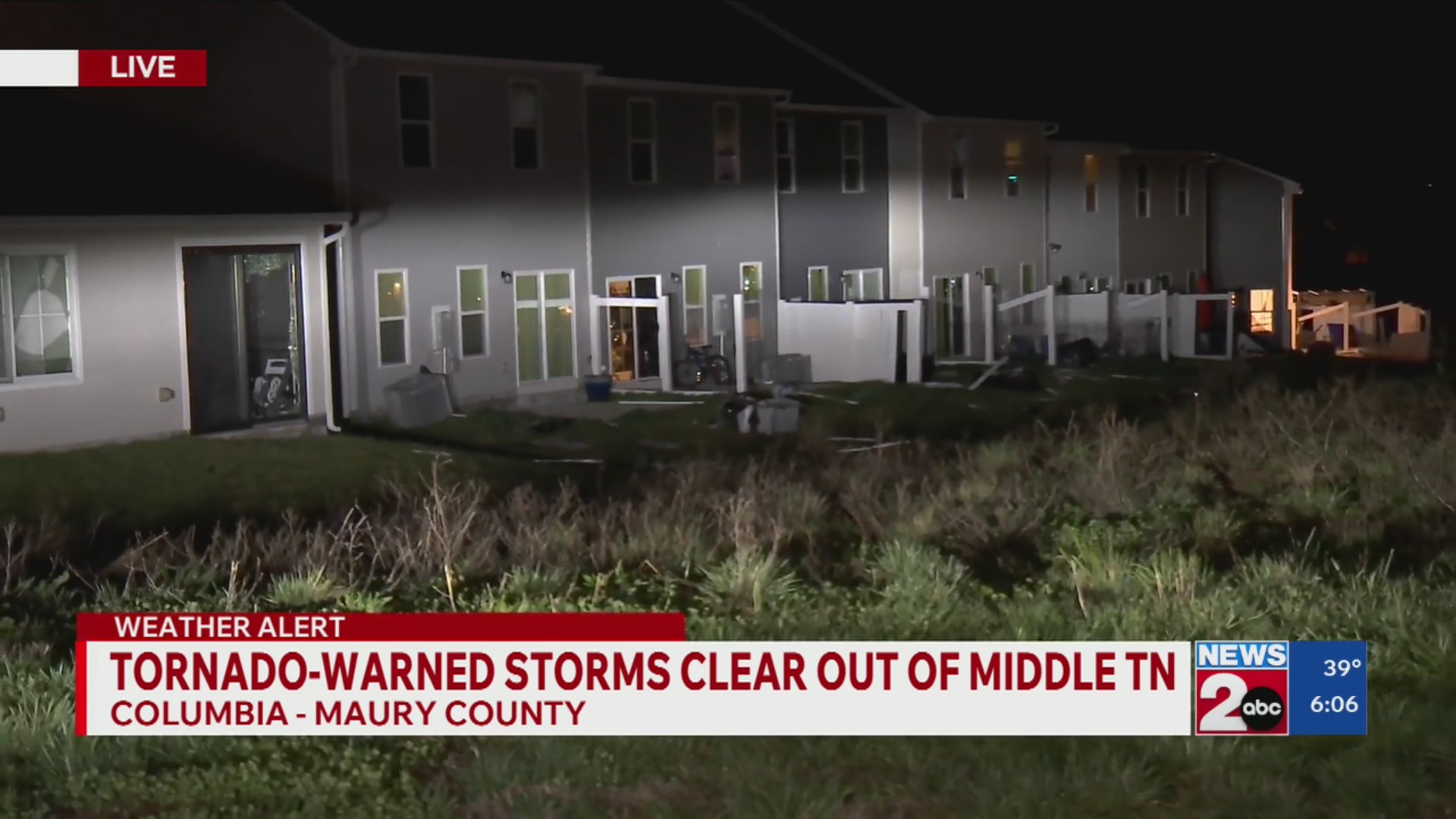 Storm damage in Maury County – WKRN News 2