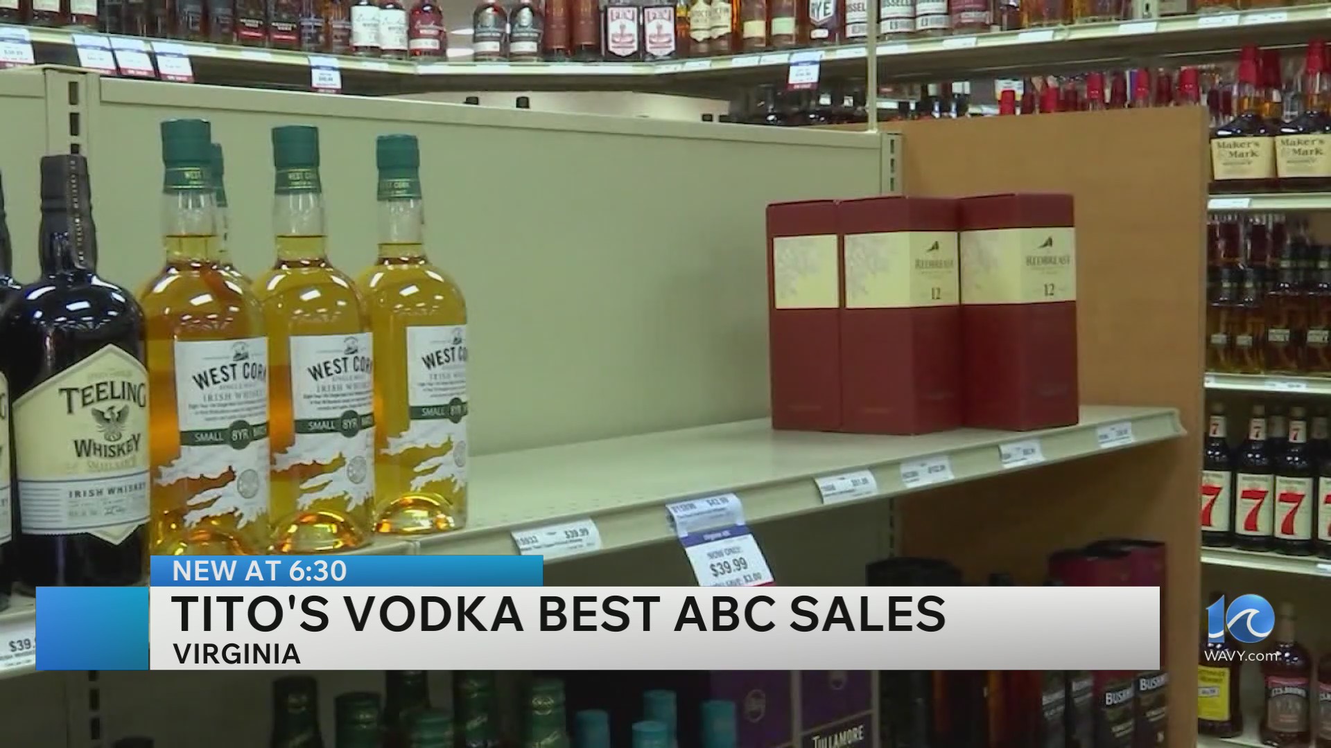An old favorite tops Virginia ABC store sales – WAVY.com