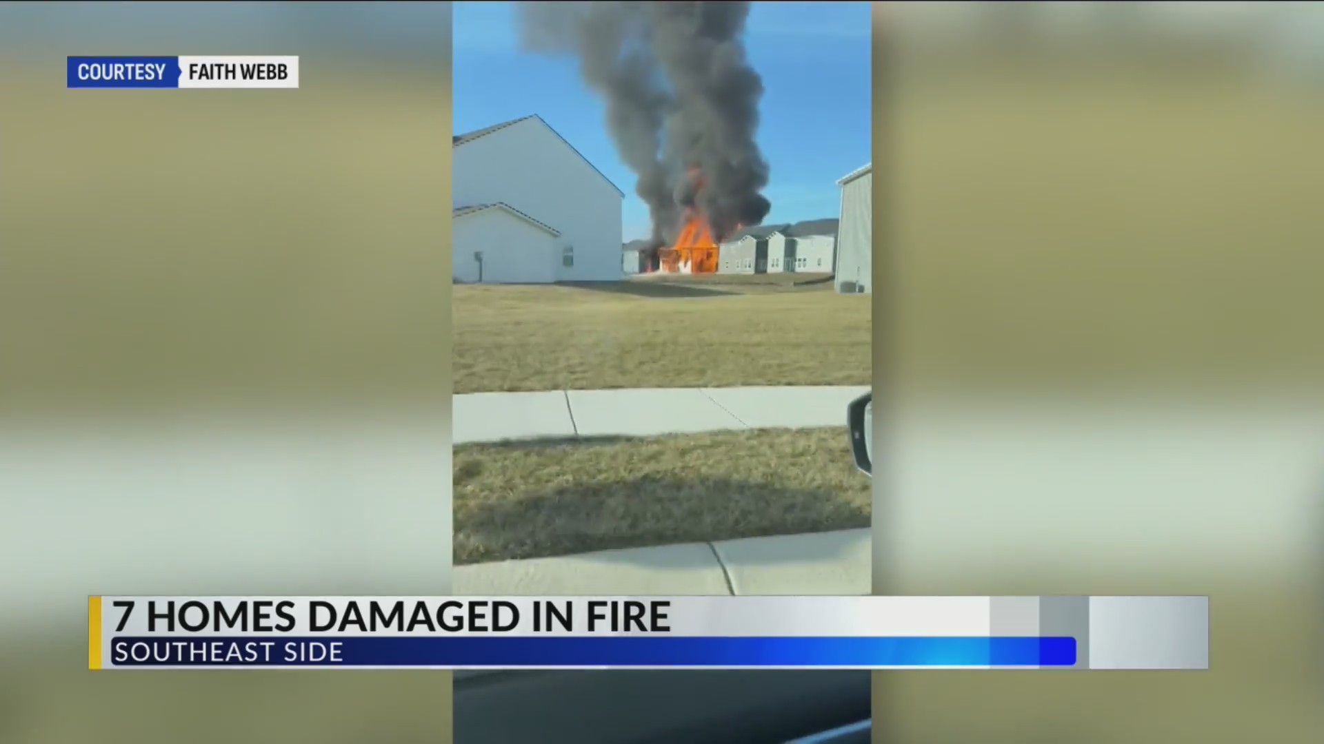 3 people, 1 dog displaced after 7 homes were damaged in a fire on Indy ...