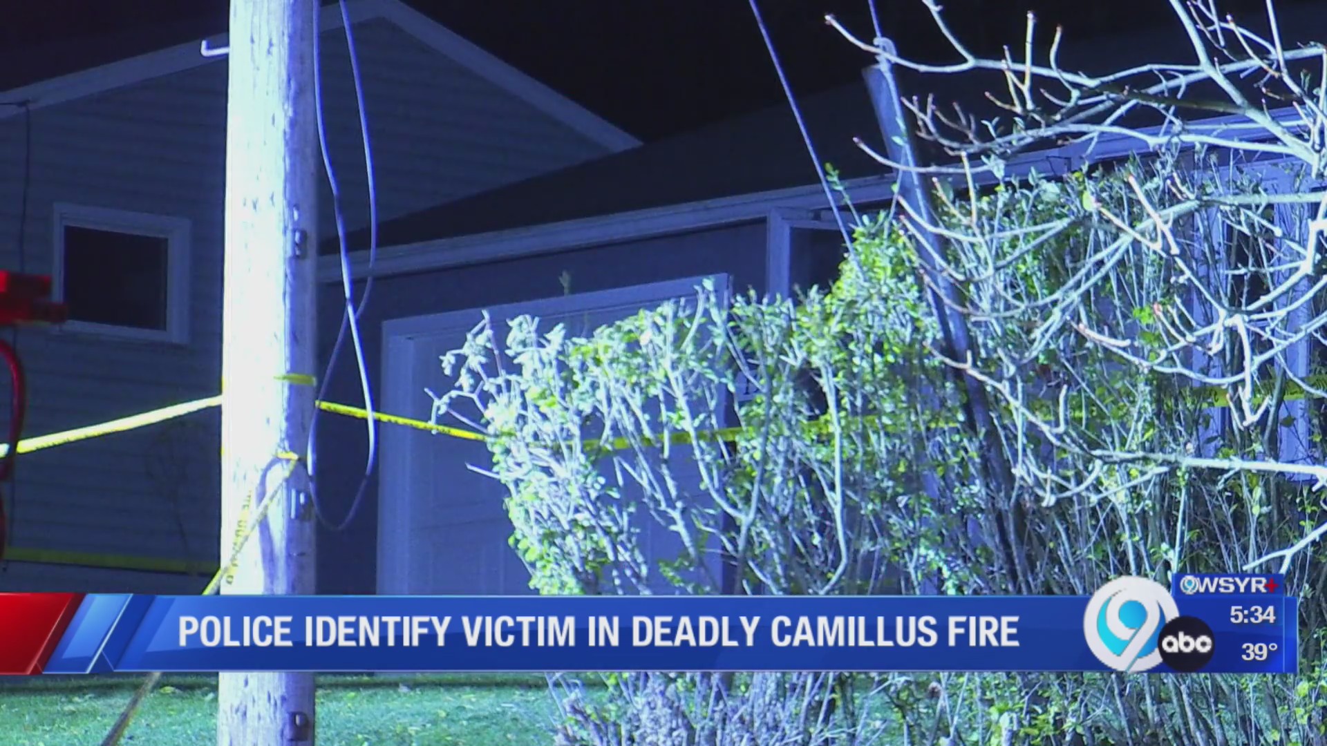 Victim of Camillus house fire identified – WSYR