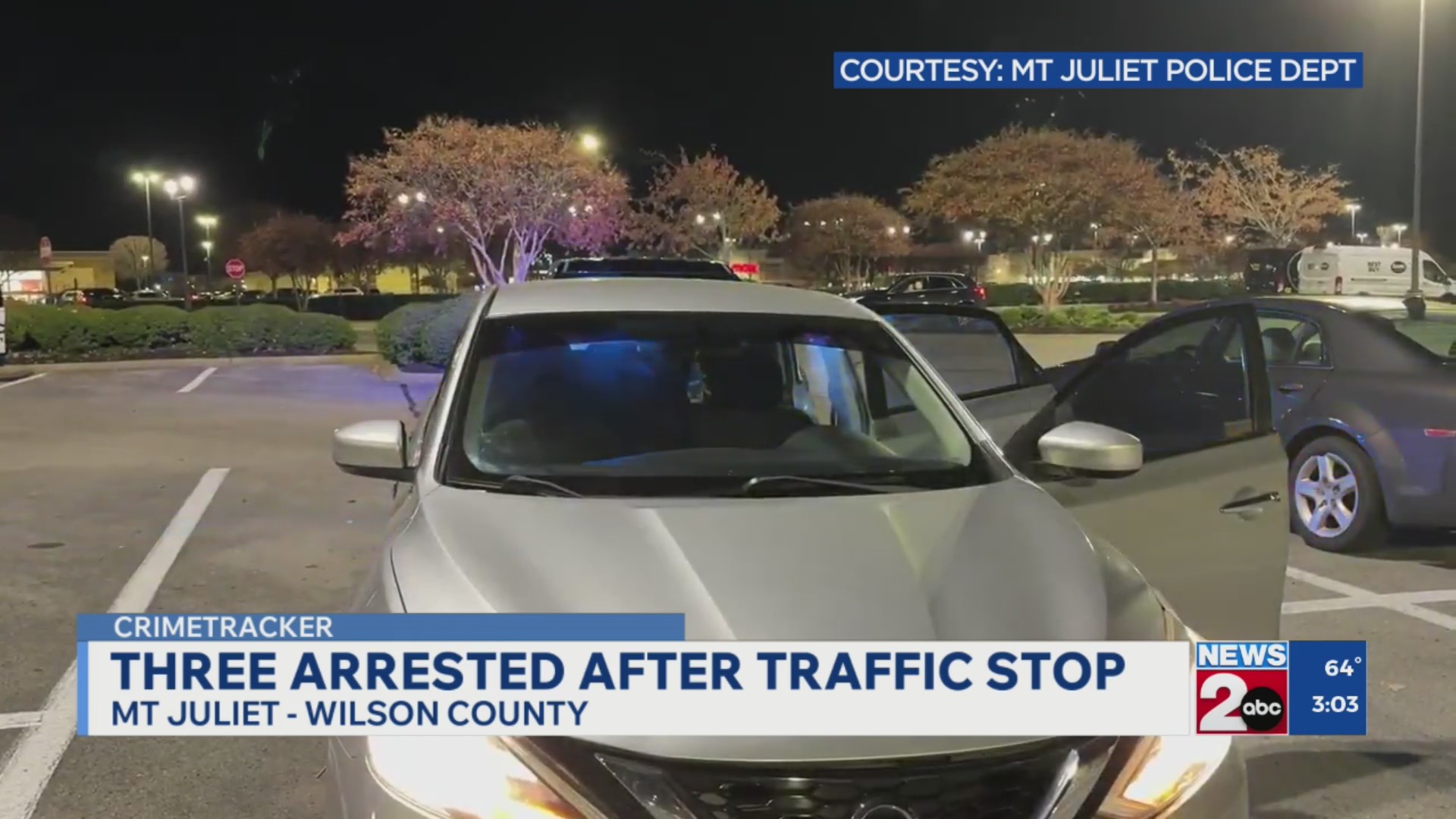 3 arrested in Mt. Juliet after traffic stop – WKRN News 2