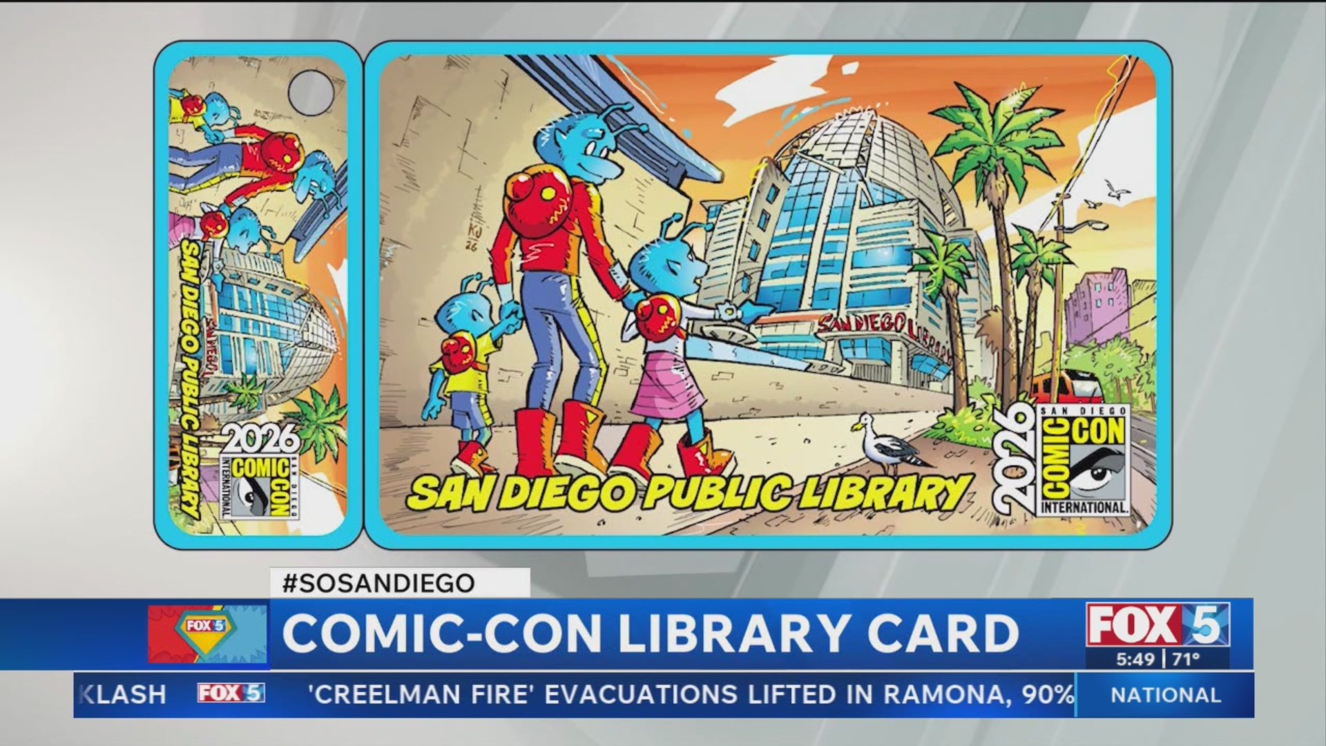 Get limited-edition San Diego Comic-Con library card for free