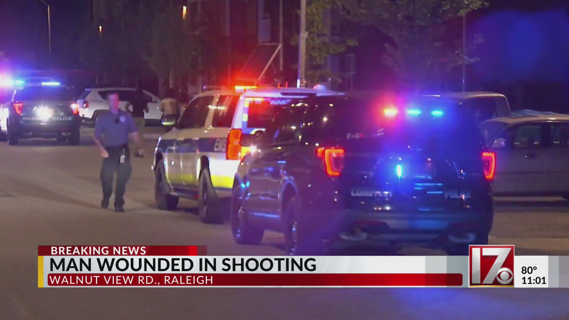 Man critical, 1 detained in southeast Raleigh shooting – CBS17.com