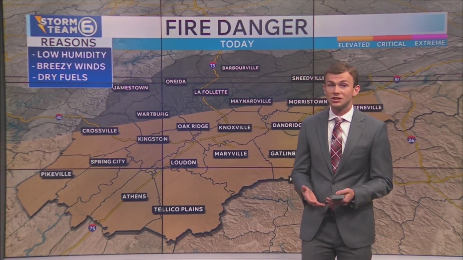 Fire on House Mountain in Knox County – WATE 6 On Your Side
