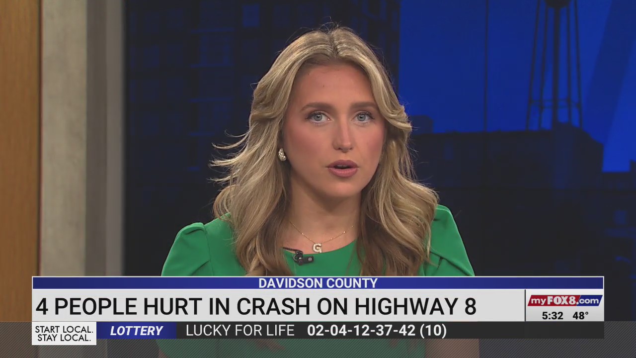 4 injured, 1 airlifted in crash on NC 8 in Davidson County – FOX8 WGHP