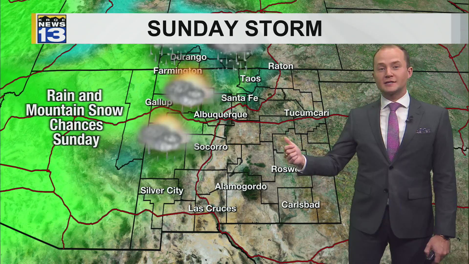 Storm moves into New Mexico this weekend, bringing rain and mountain ...