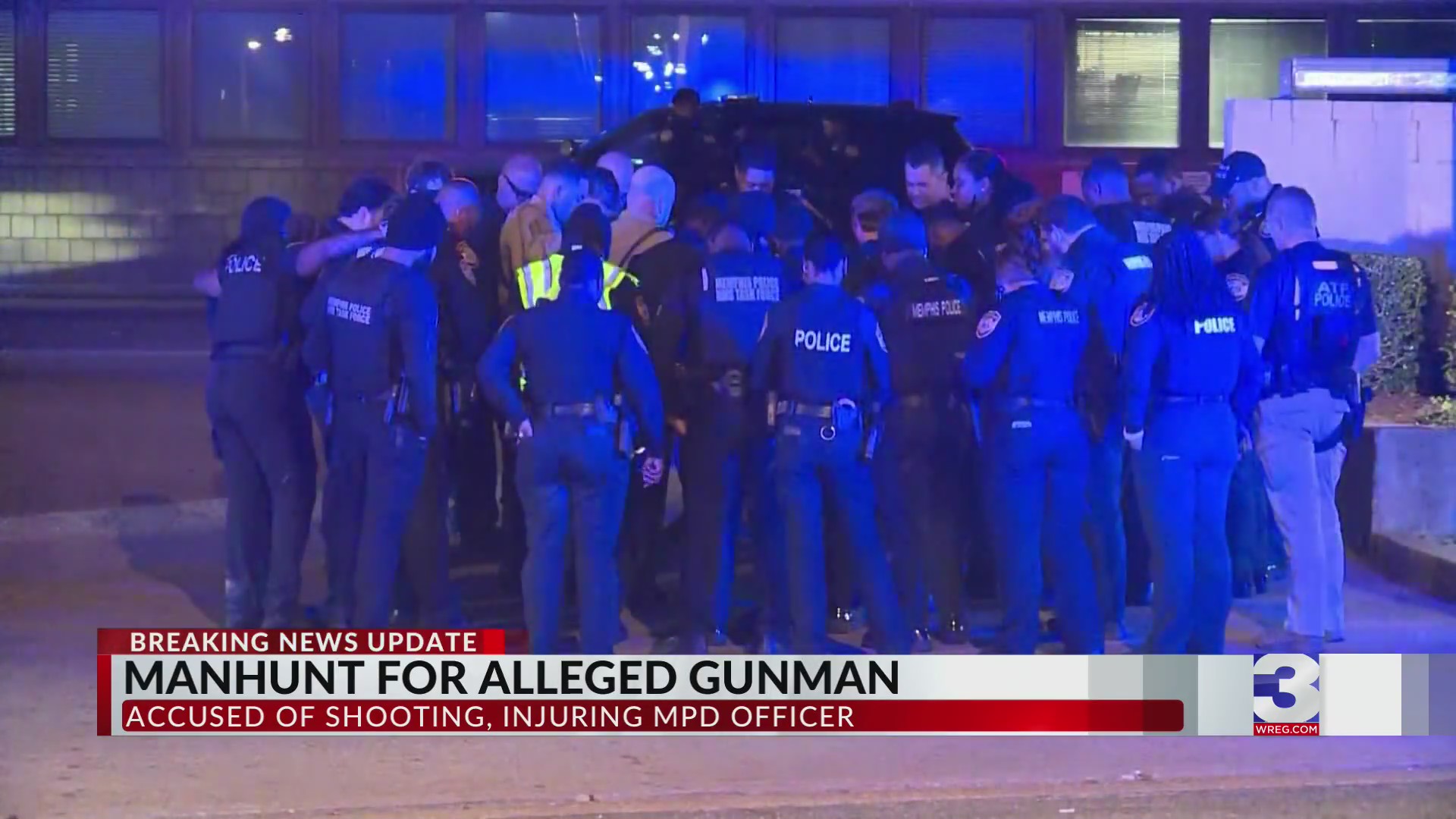Manhunt continues for gunman accused of shooting MPD officer – WKRN News 2
