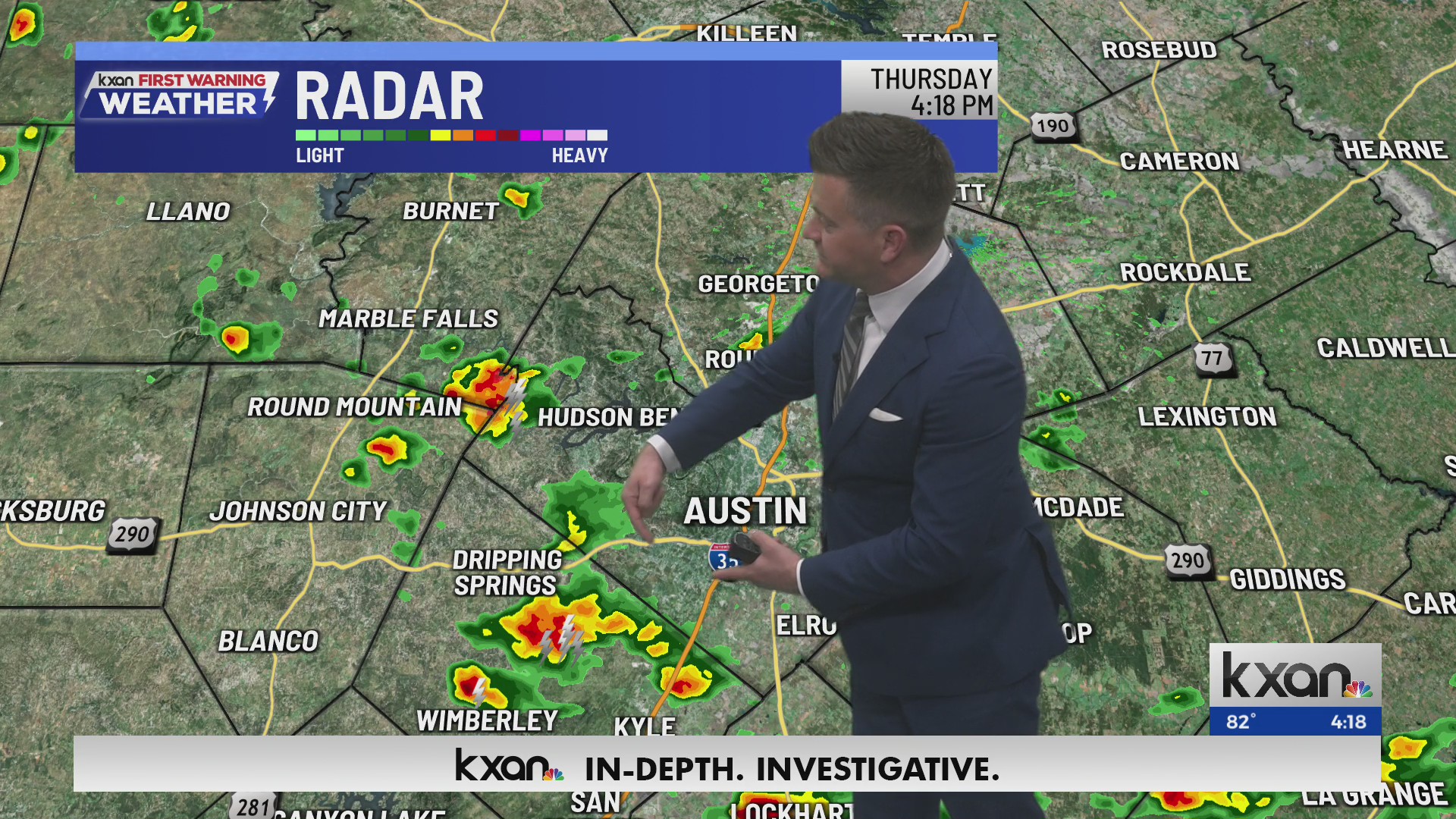 Scattered downpours and storms into Thursday evening with a weekend ...