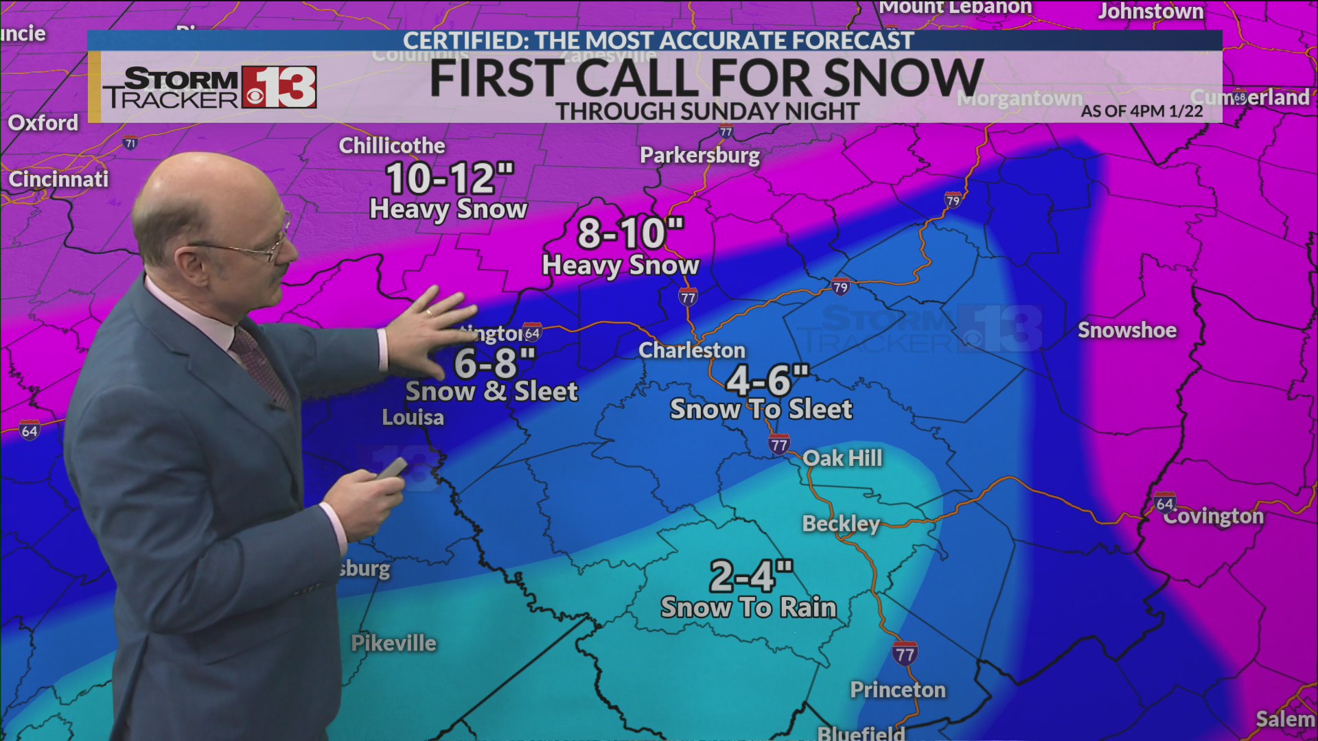 FIRST CALL for weekend snow as of Thursday – WOWK 13 News
