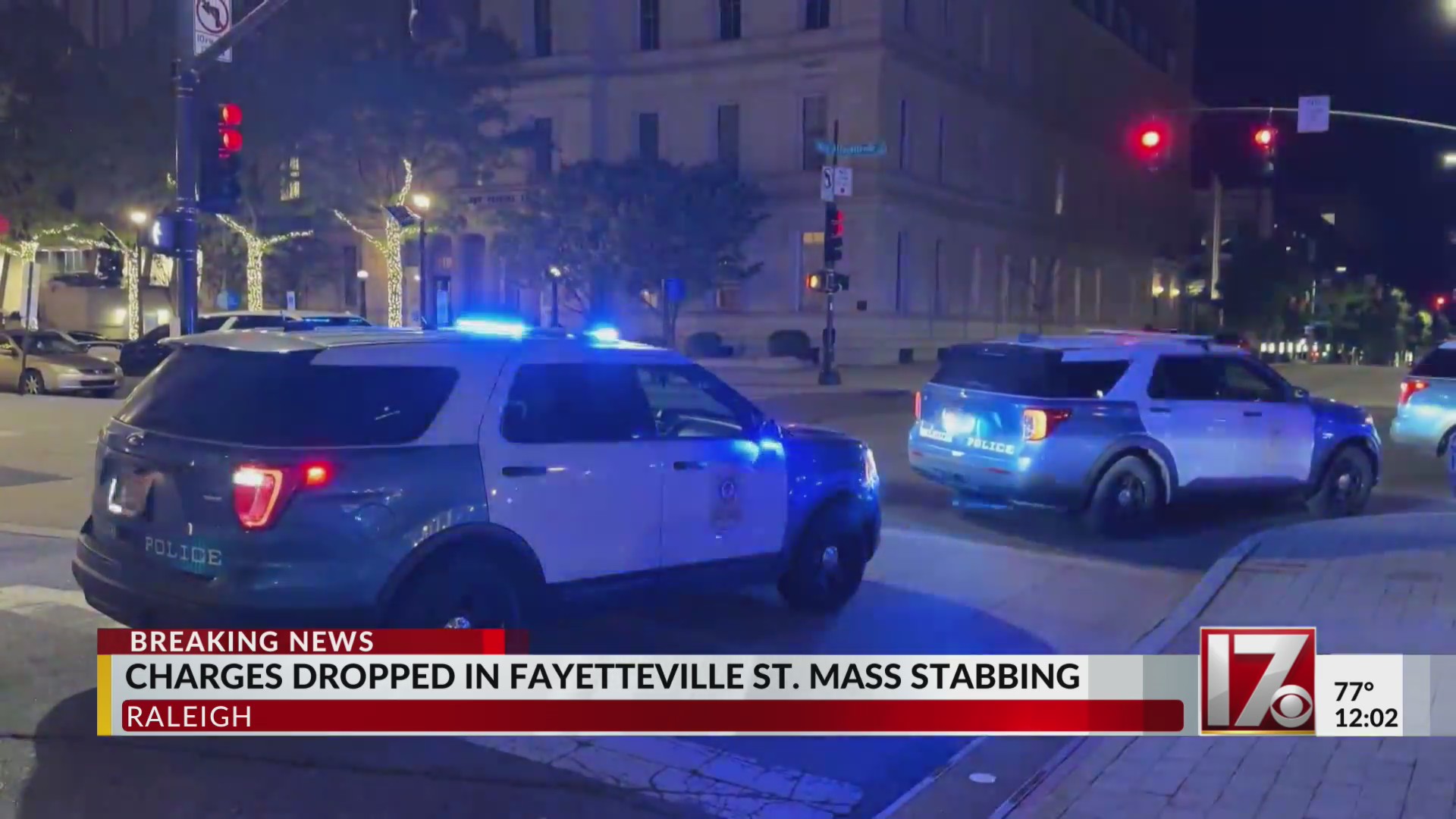 Charges dropped in downtown Raleigh stabbing – CBS17.com
