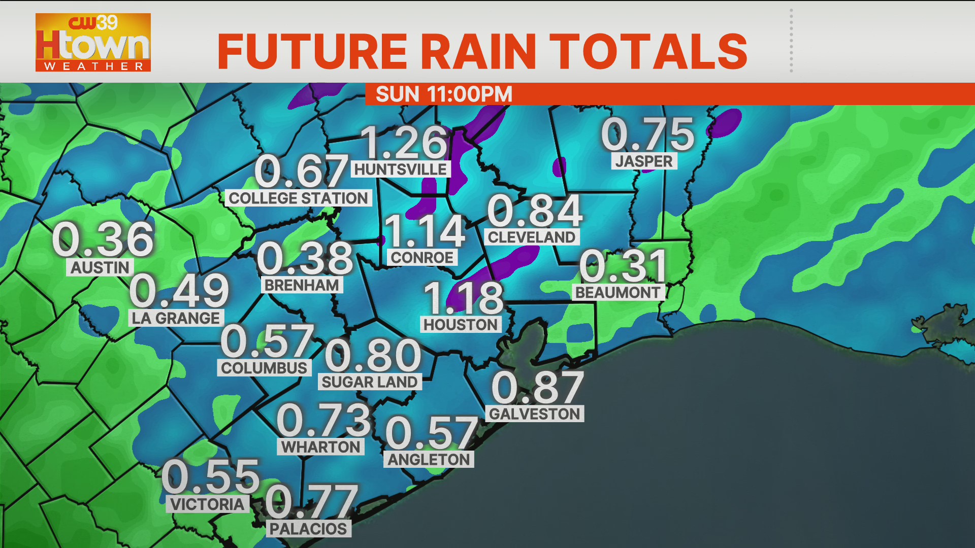 Chance of severe storms coming on Saturday – CW39 Houston