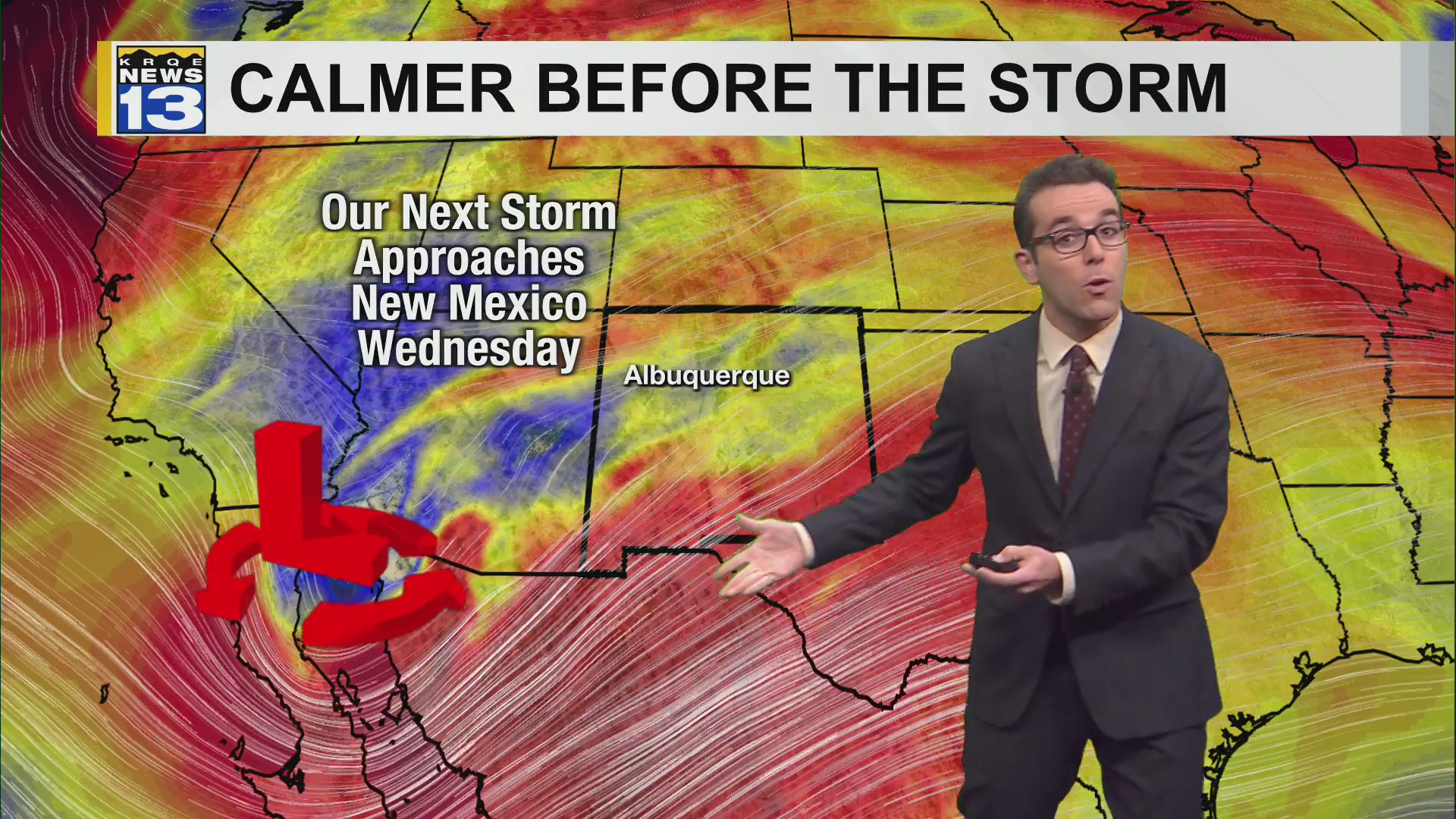 Cooling down ahead with a storm set to hit – KRQE NEWS 13 – Breaking ...