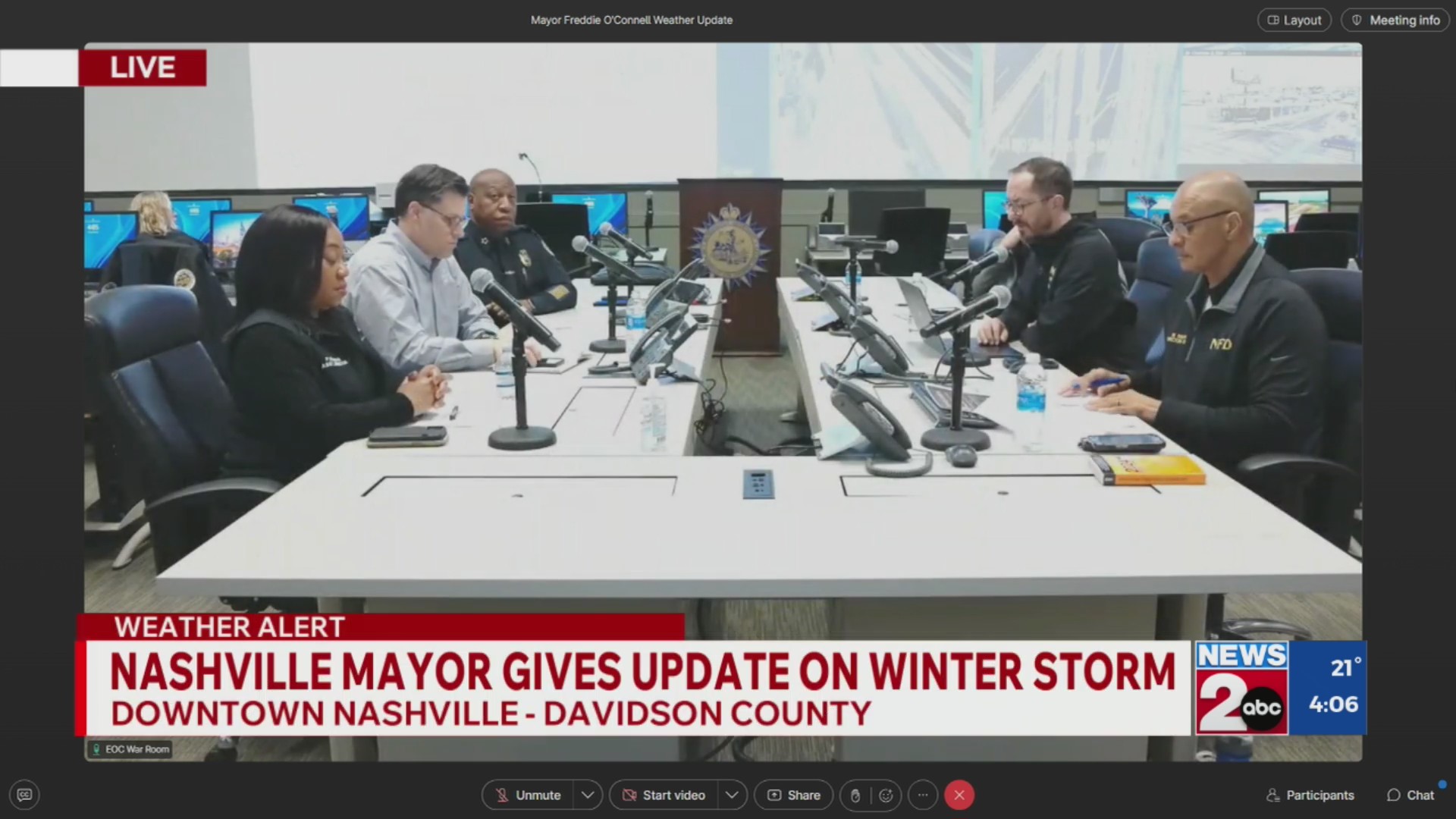 Nashville mayor, other Metro leaders give update on winter storm ...