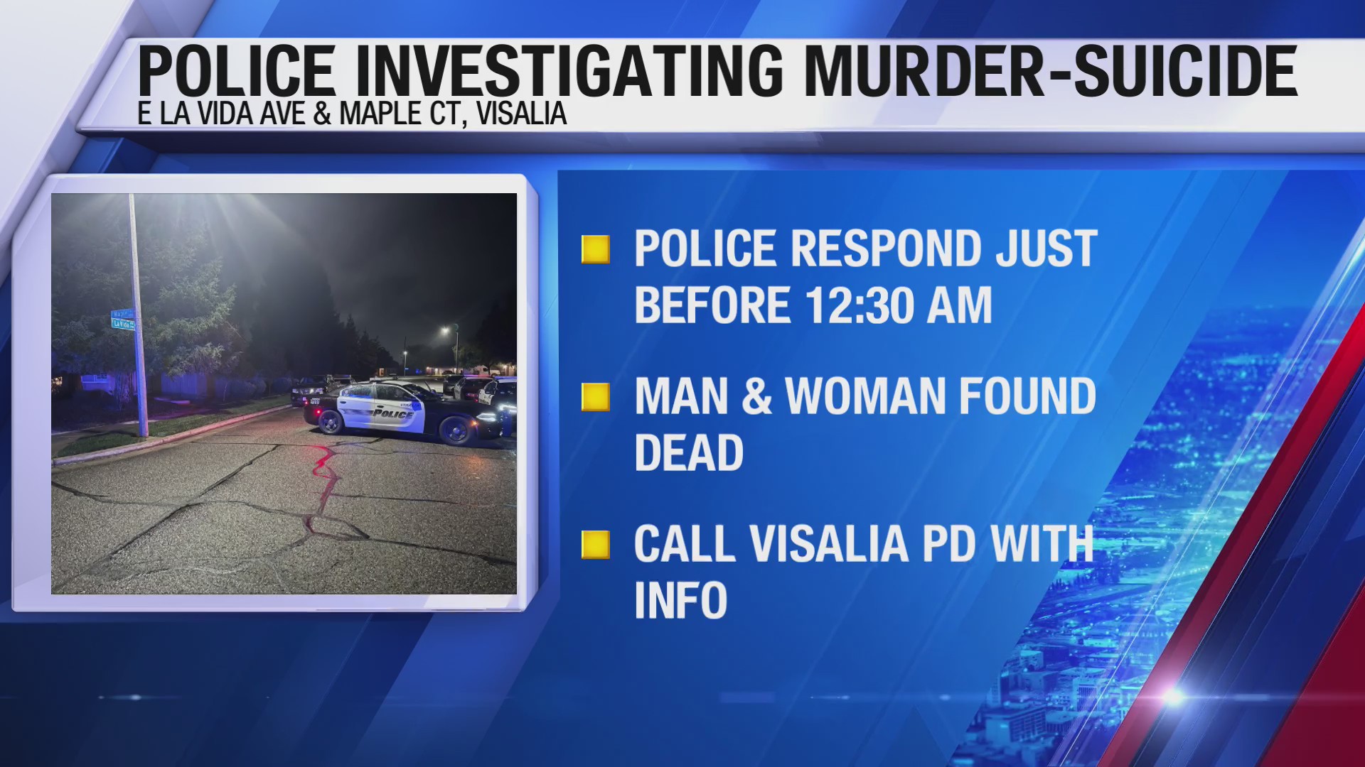 Visalia police investigating suspected murder-suicide – CBS47 and ...