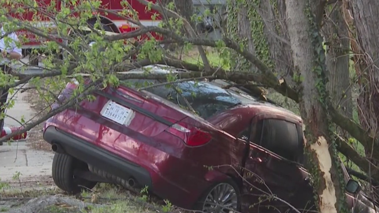 Juvenile faces multiple charges after chase ends in crash in Winston ...