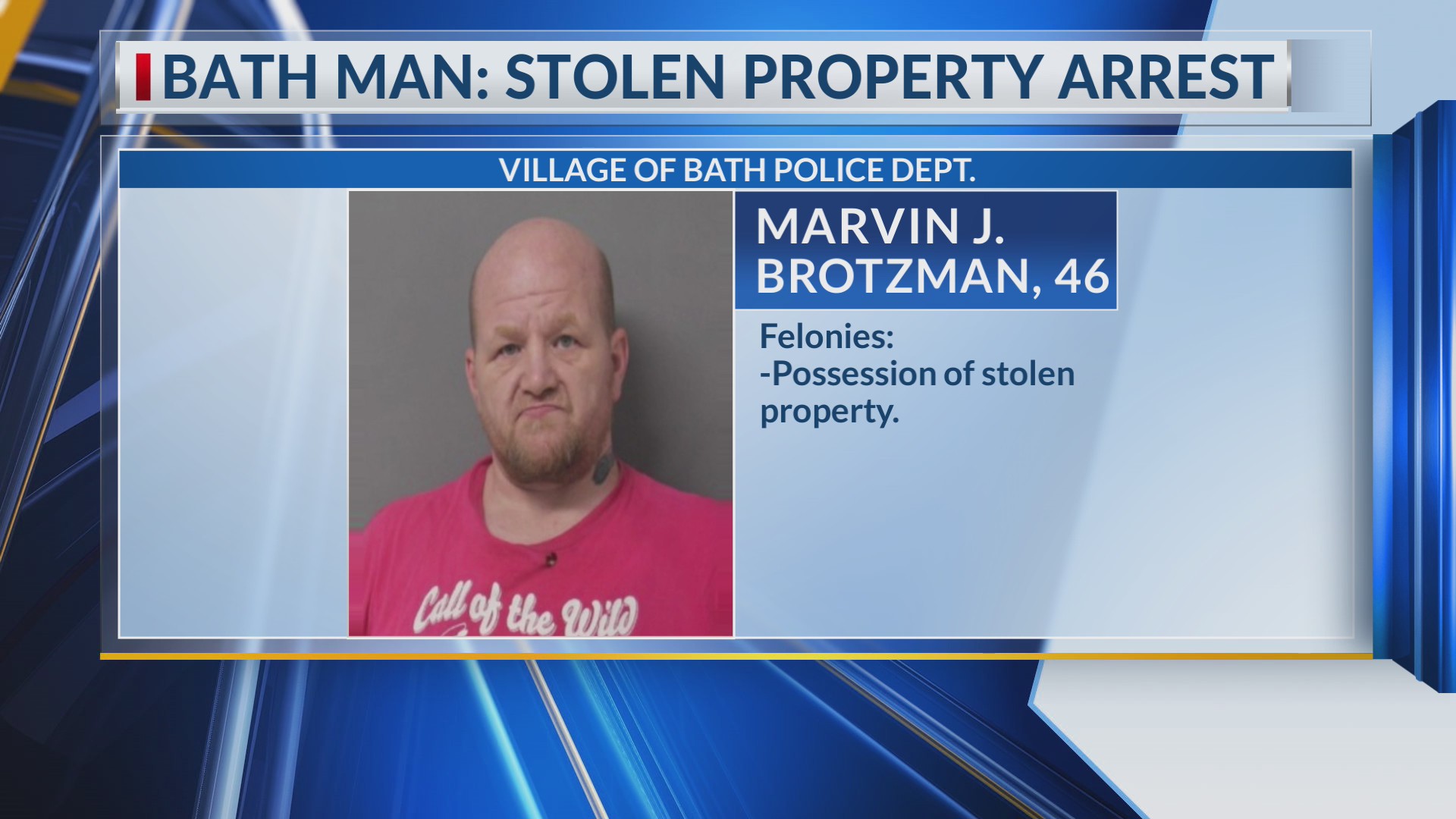 Police: Bath man charged after traffic stop involving stolen four ...