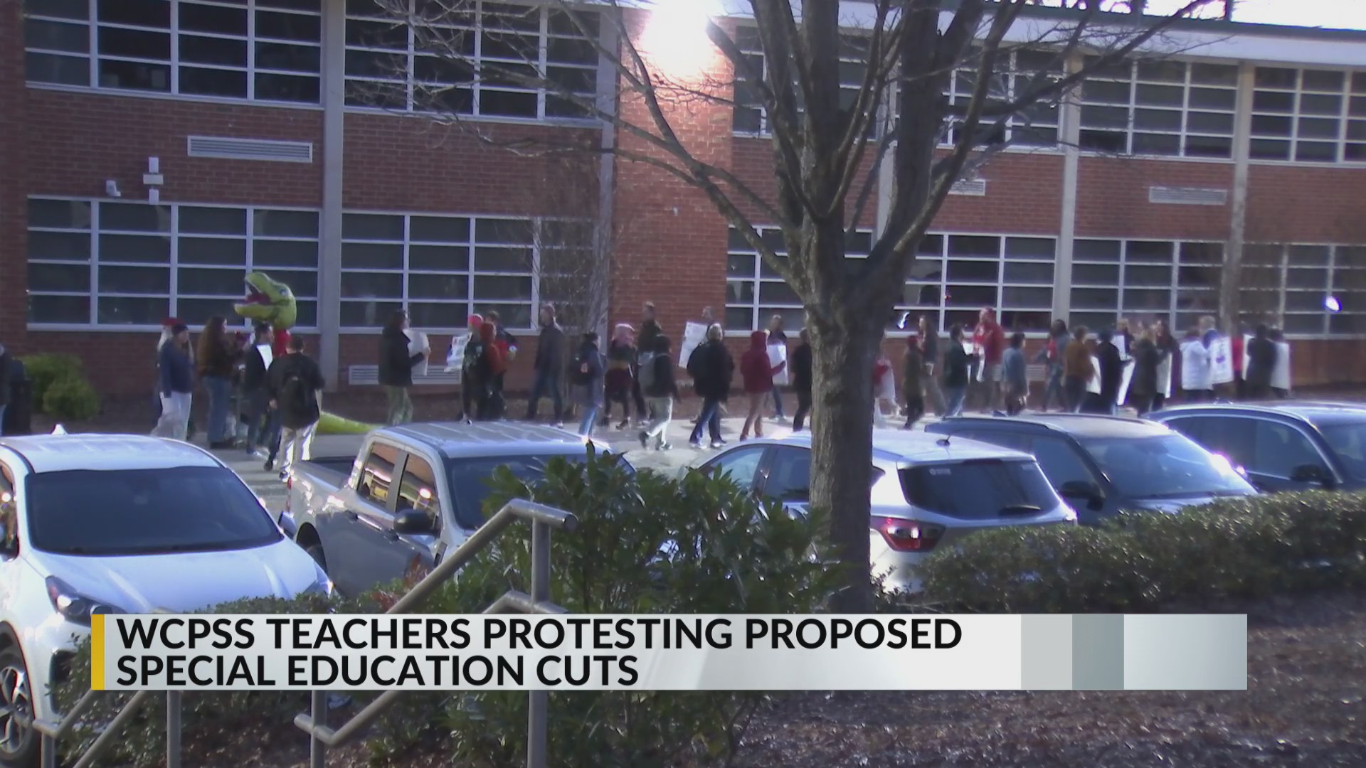 Wake County teachers protesting proposed special education cuts – CBS17.com