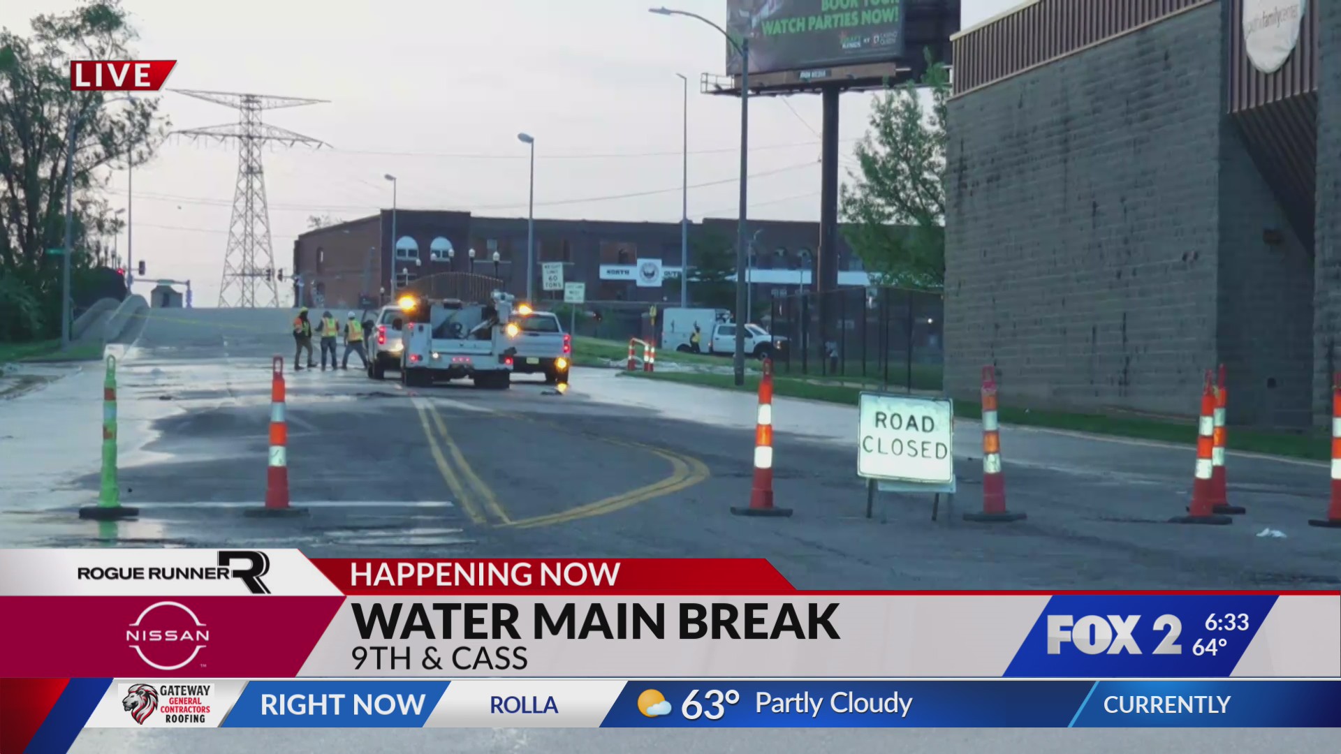 Crews responding to water main break in north St. Louis – FOX 2