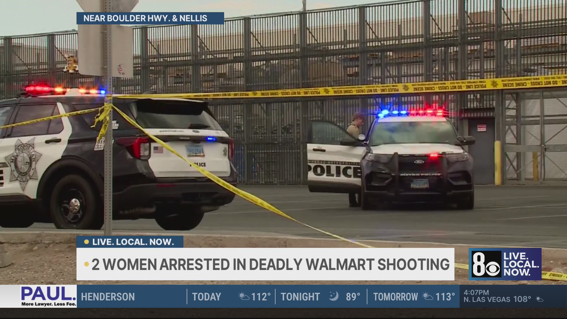 2 women arrested in connection with Las Vegas Walmart shooting