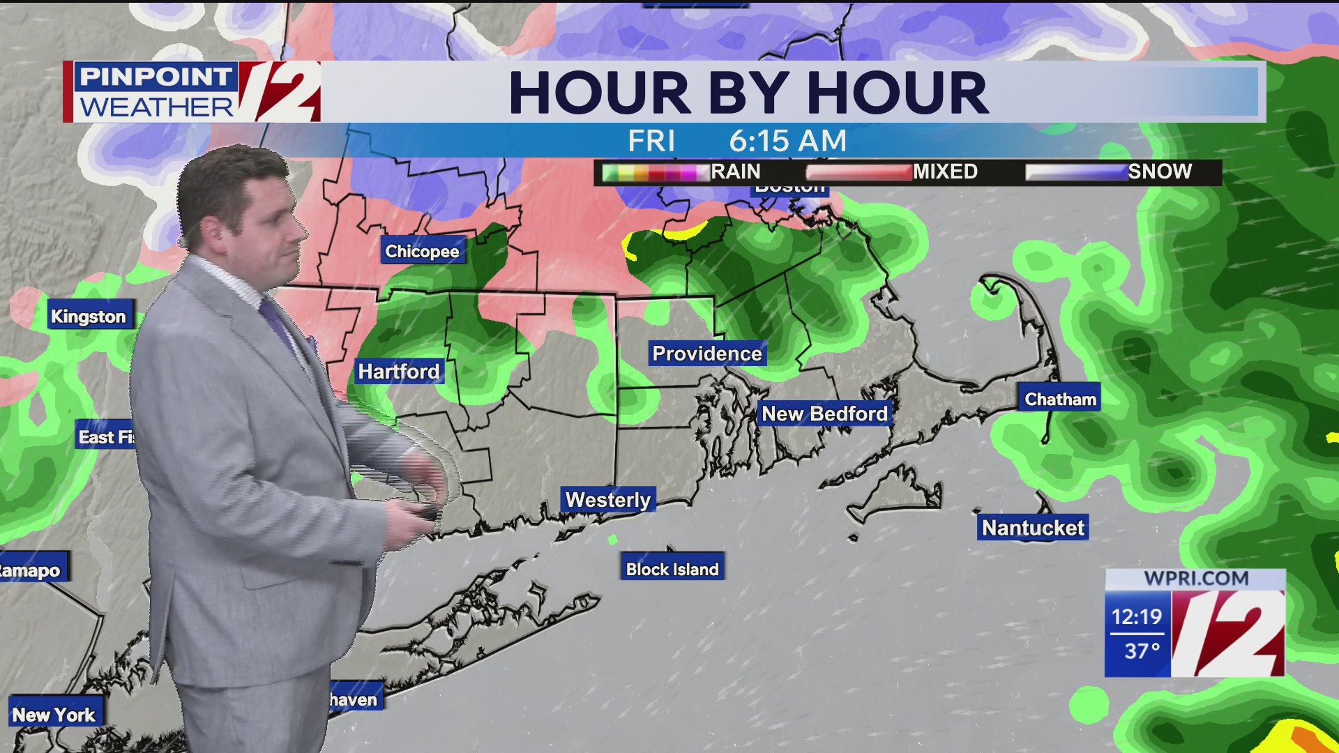 WPRI 12 Weather Forecast 3/5/26: Rainy This Afternoon; Icy Northwest ...