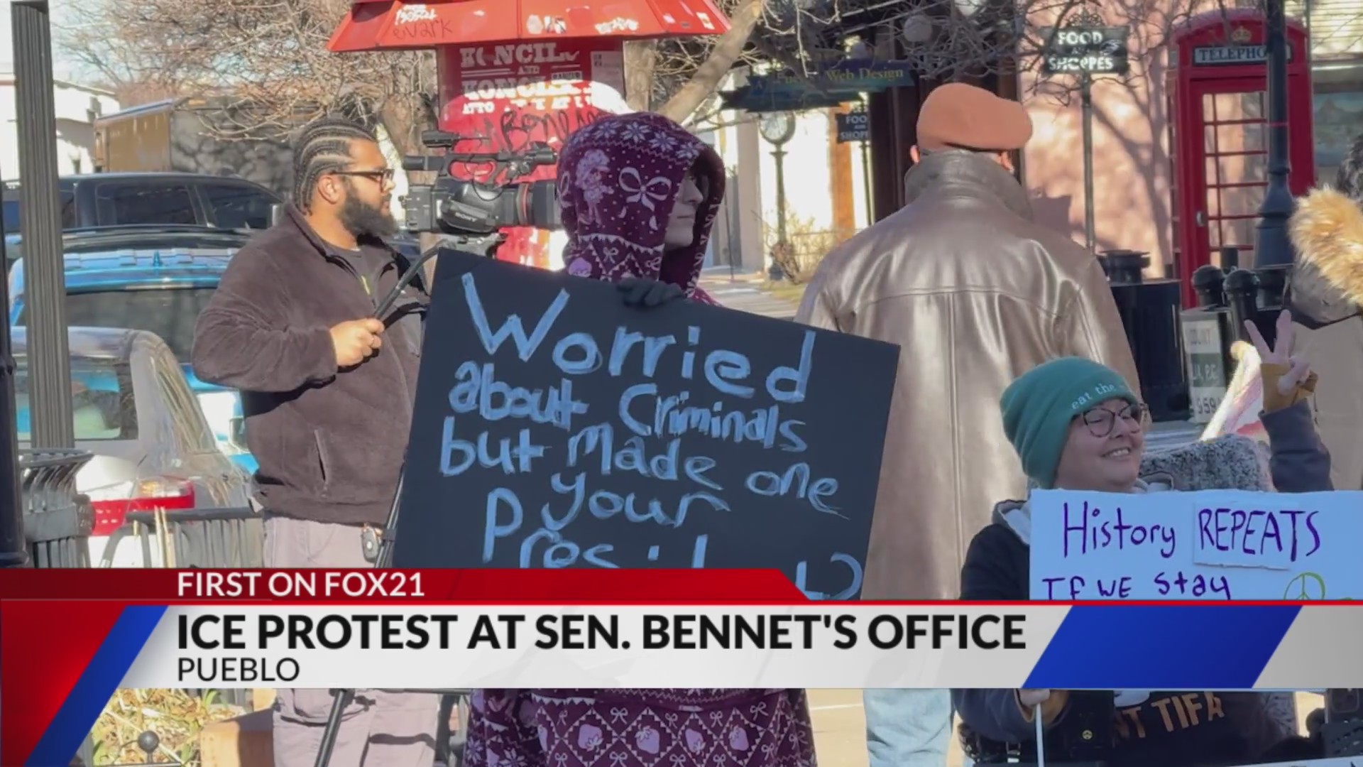 ICE protest held at Sen. Bennet’s office in Pueblo – FOX21 News Colorado