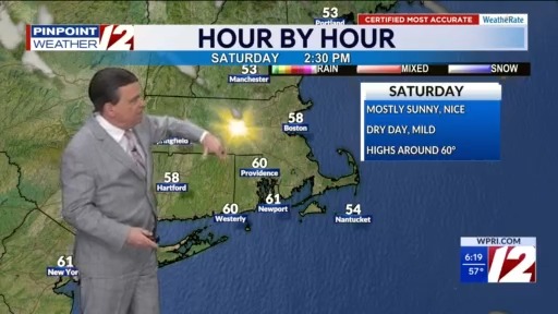 WPRI 12 Weather Forecast 4/10/26 Sunny Nice Saturday – WPRI.com