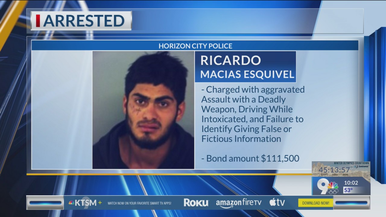 Man faces charges after intentionally hitting another vehicle – KTSM 9 News
