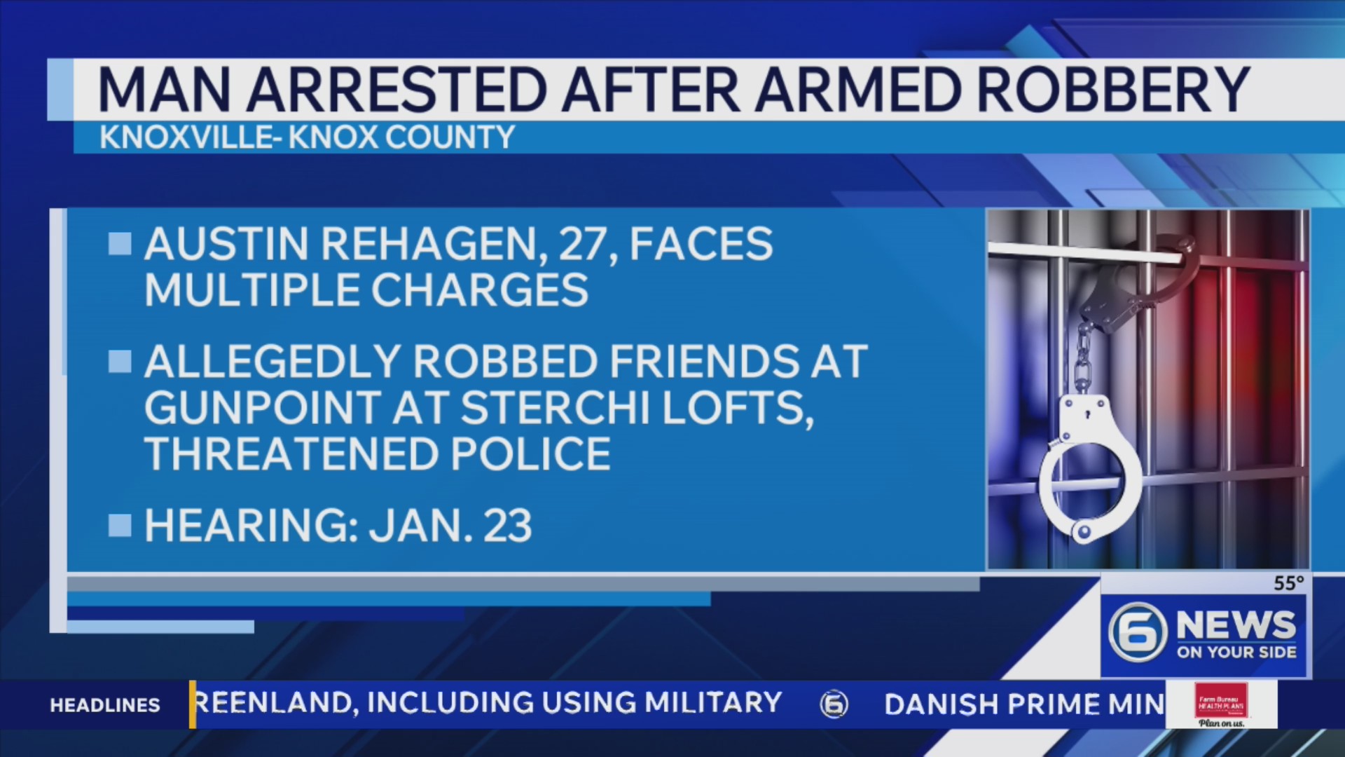 Knoxville man faces robbery, evading arrest charges after downtown ...