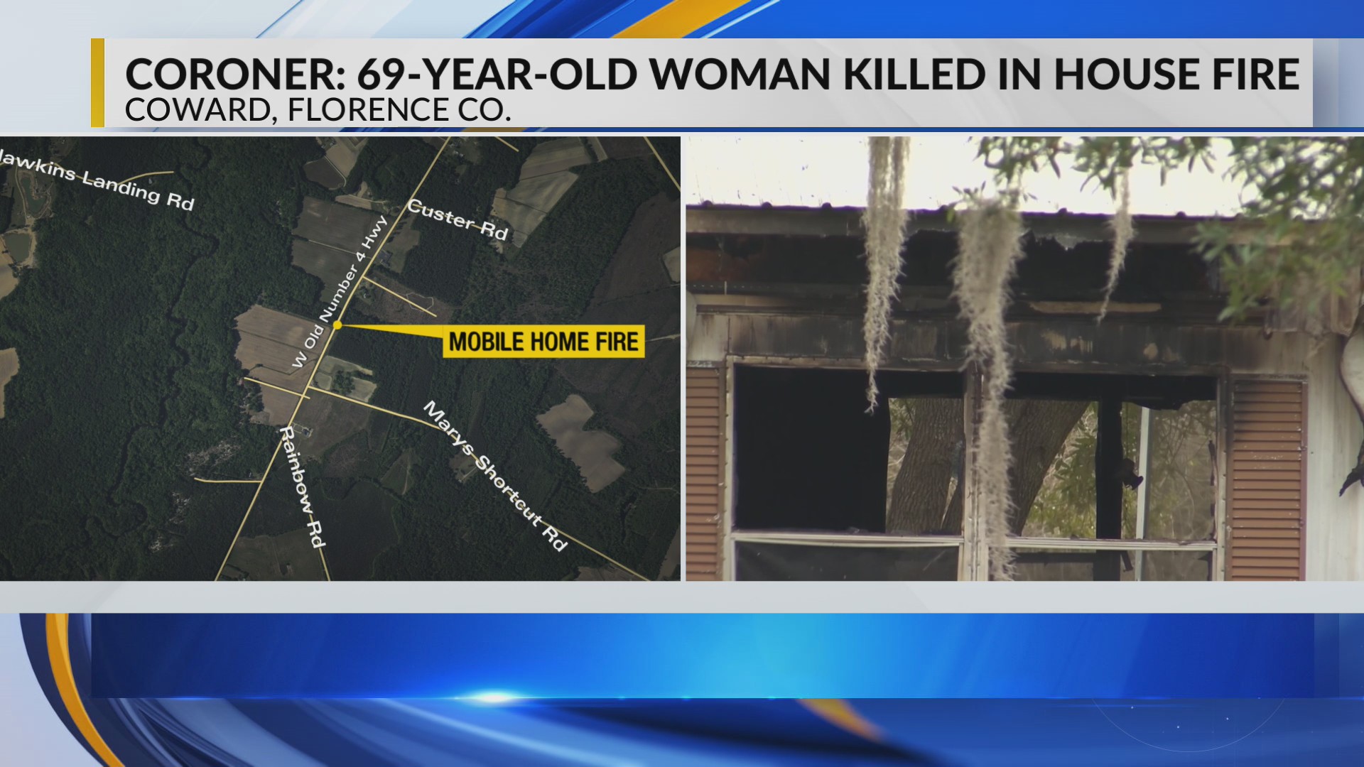 69-year-old woman dead following Florence County house fire, coroner ...